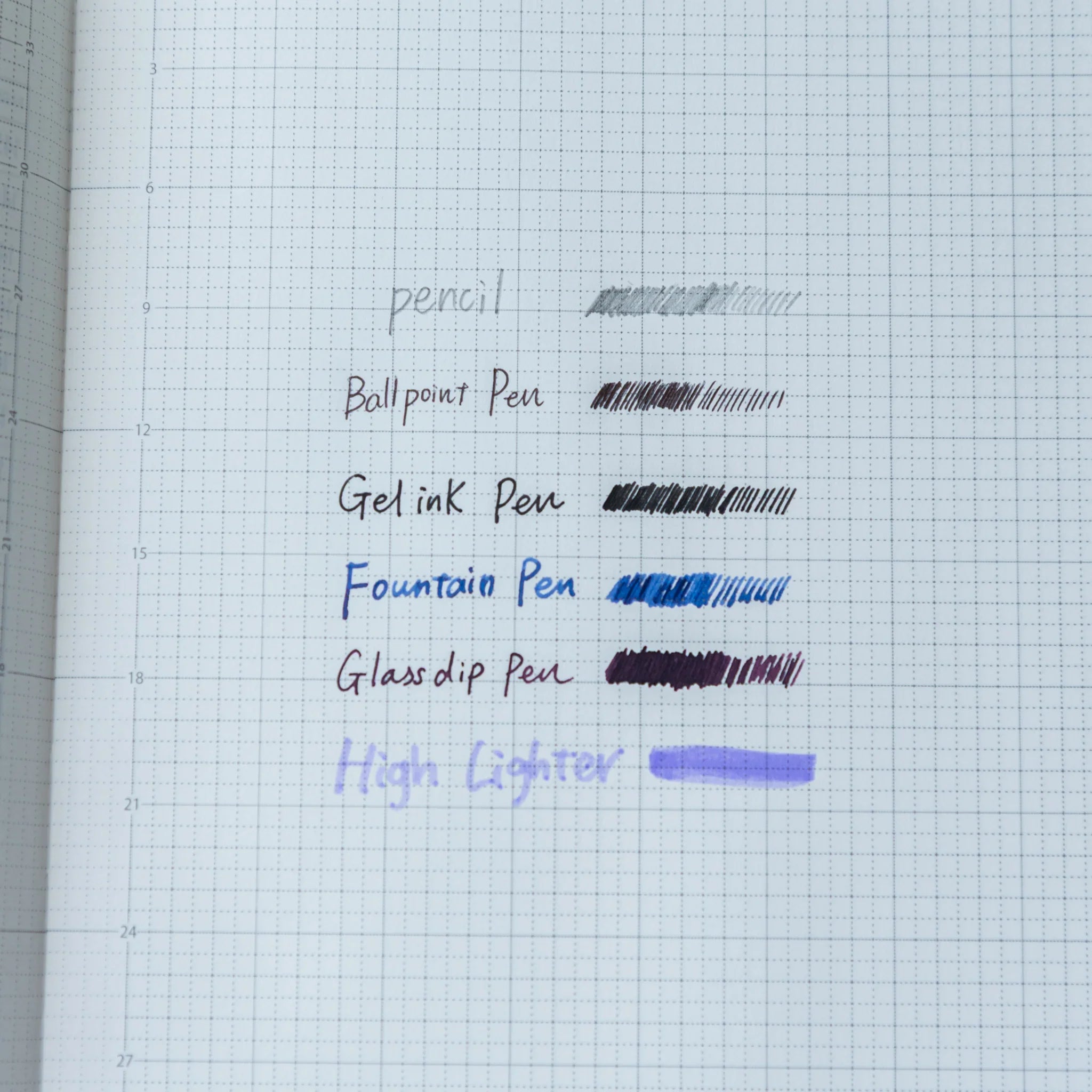 Side view of Logical Search Notebook showing detailed cover texture, binding edge, and spine details clearly