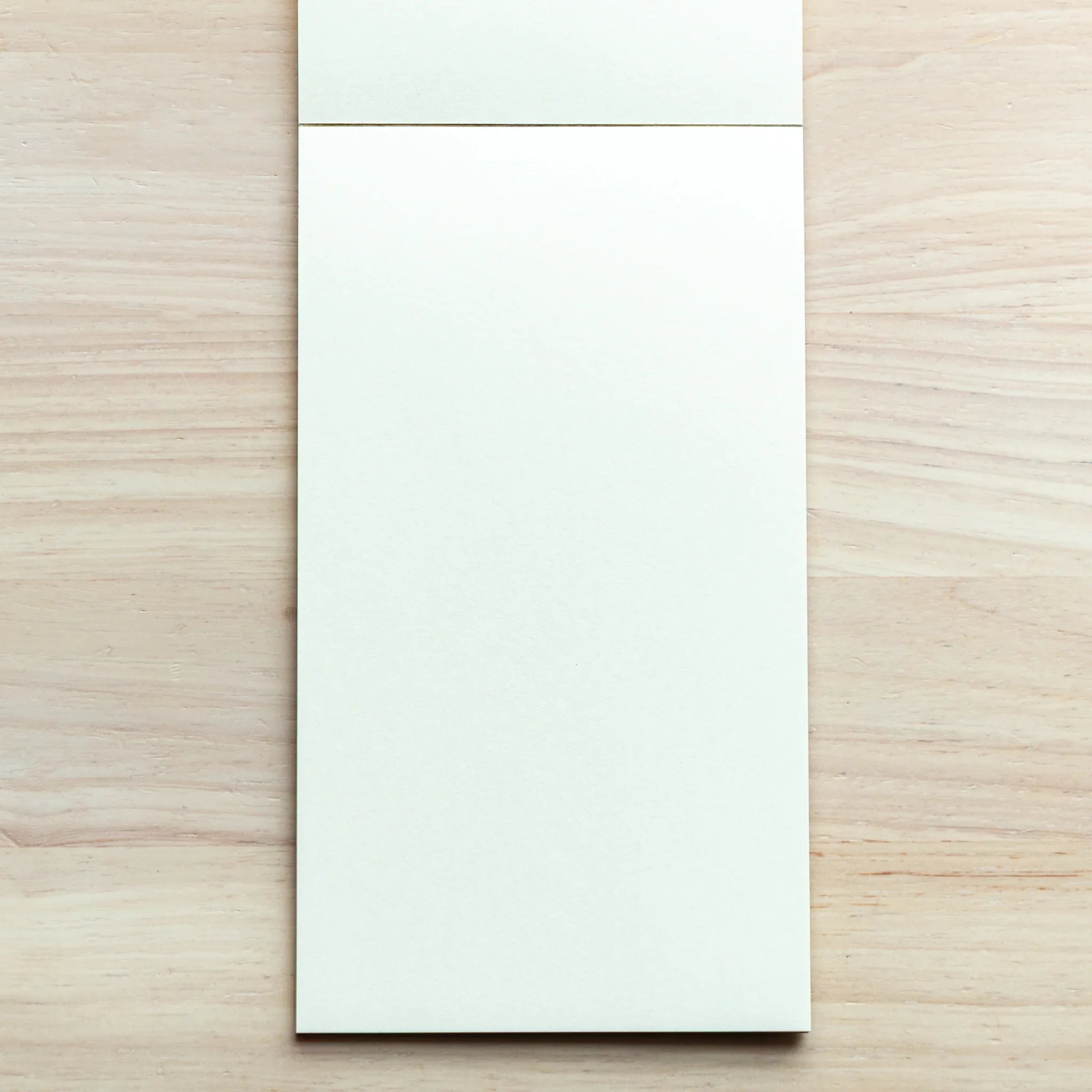 Opened refill pad showing blank page inside the Japanese Writing Pad.