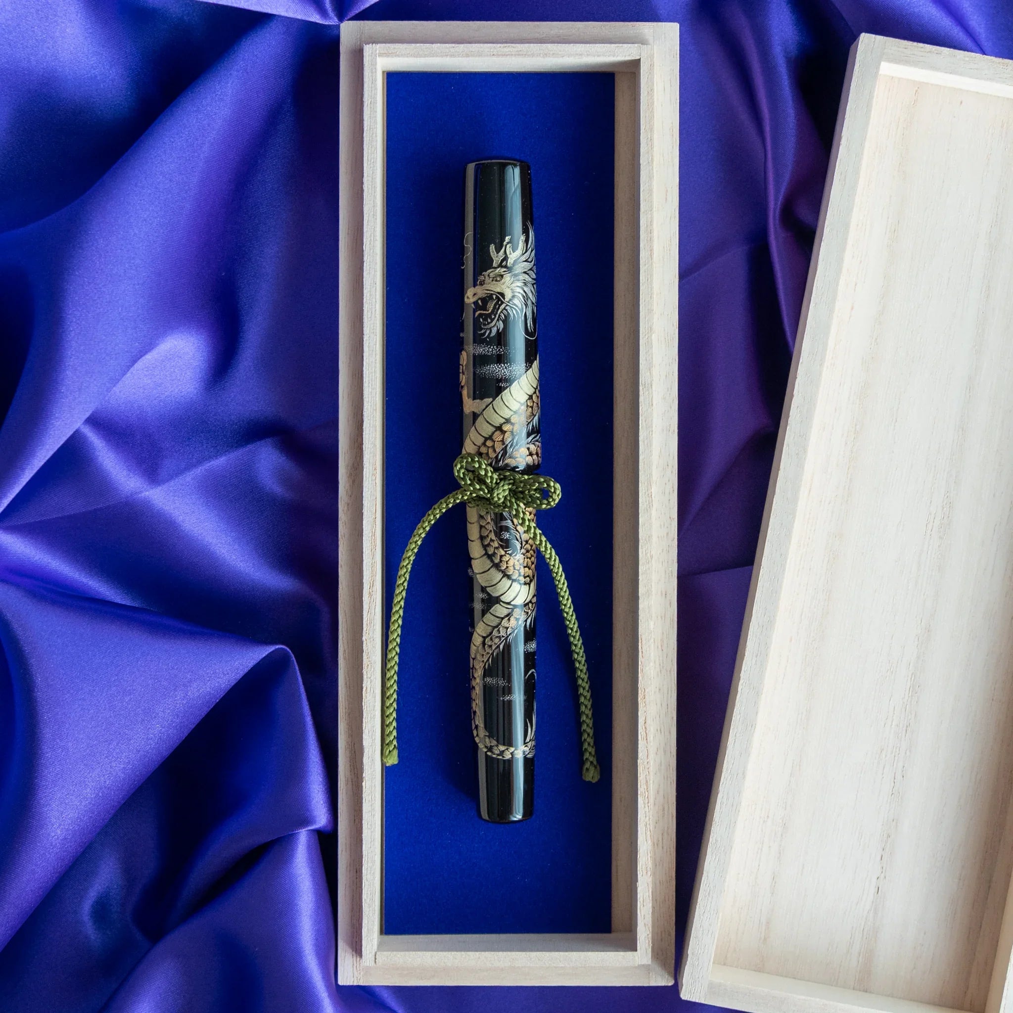 Chinkin Dragon Echizen Lacquered Fountain Pen