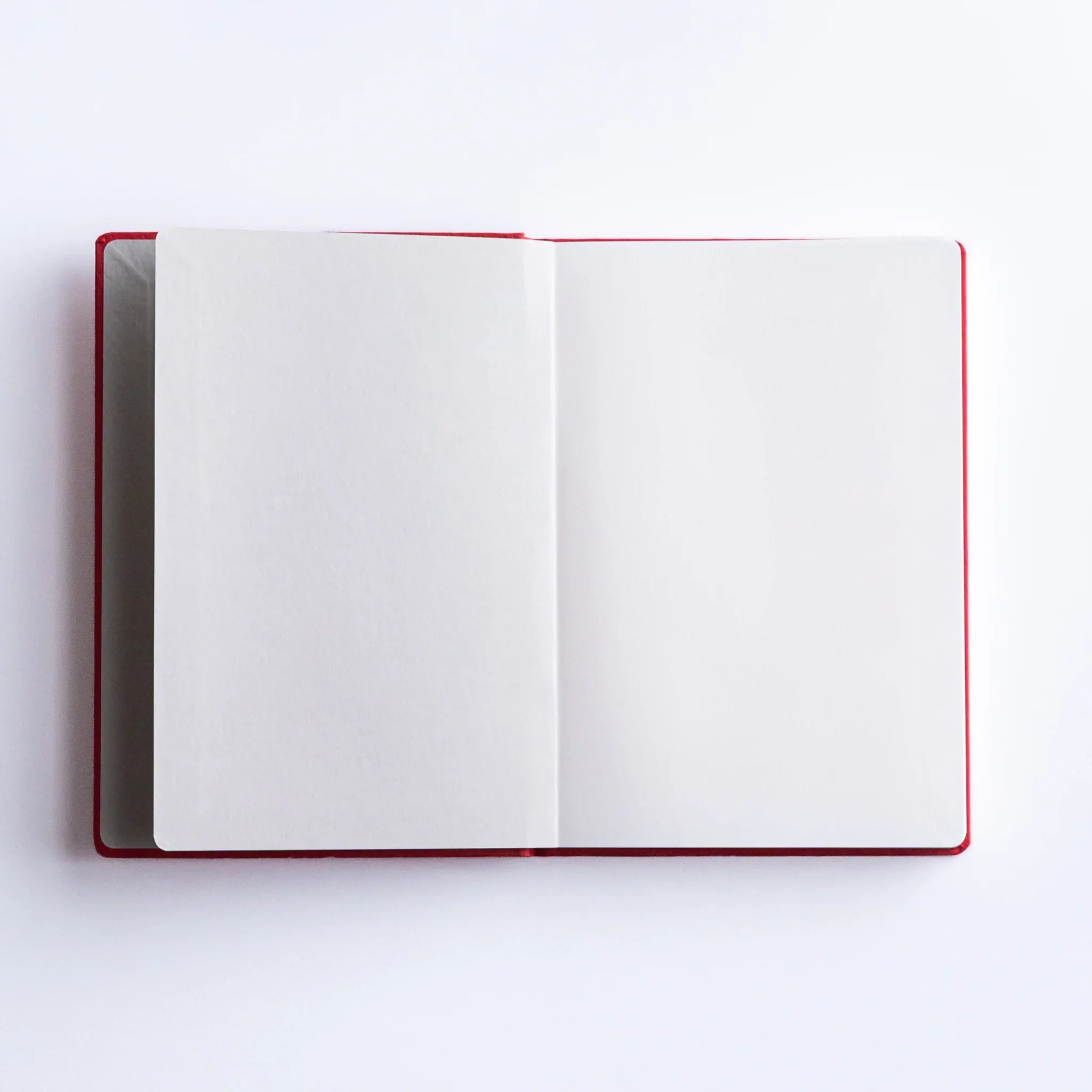 Dressco Bank Ledger Paper A6 notebook close detail showing the cover surface grain and paper quality visible