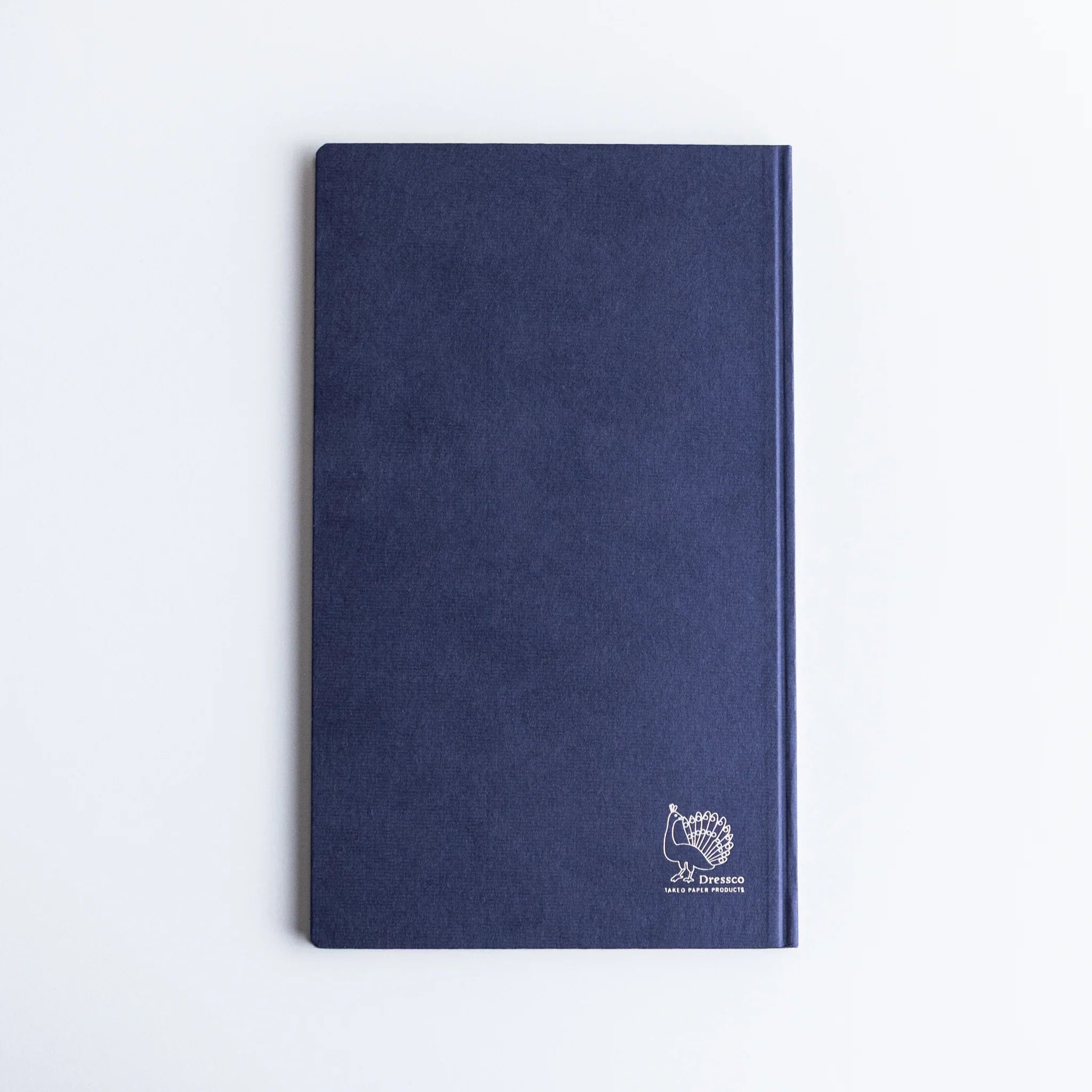 Back cover embossed with Dressco logo on Nasukon Japanese Notebook.