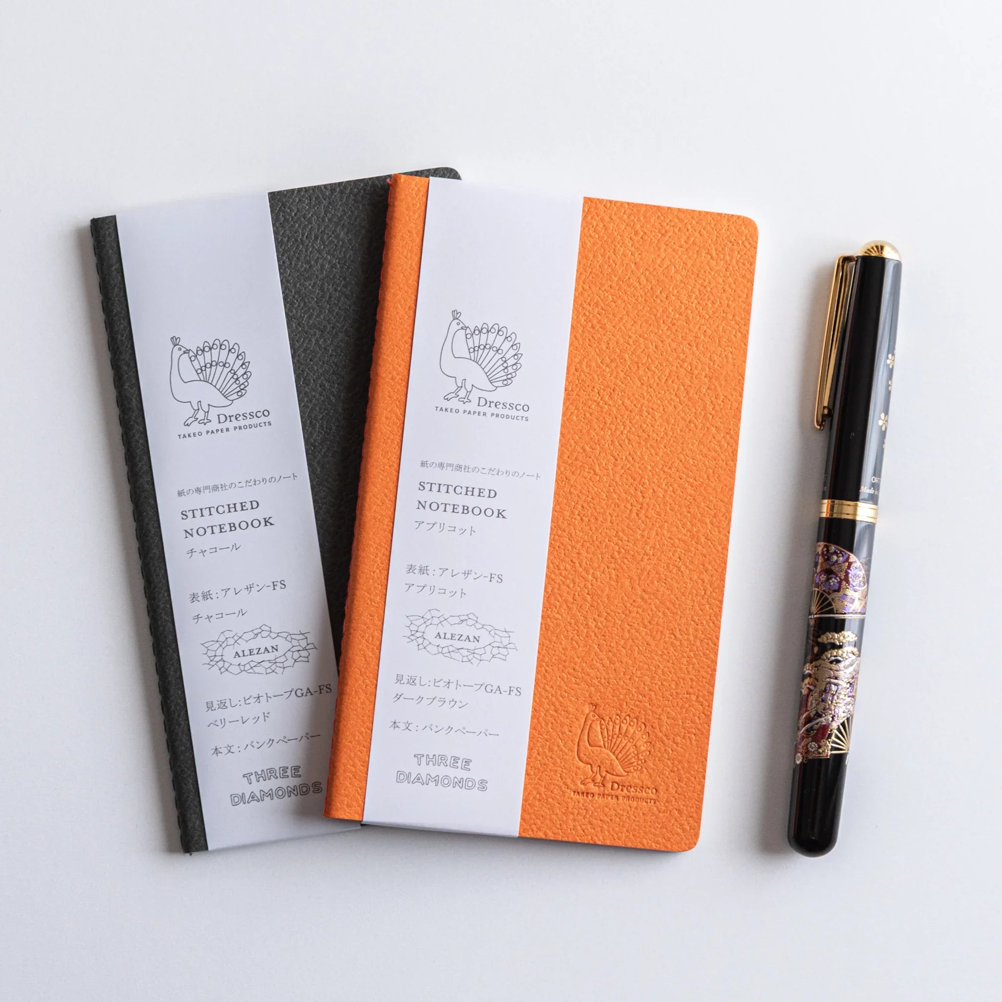 Dressco Bank Ledger Paper Stitched Notebook – A6 Variant