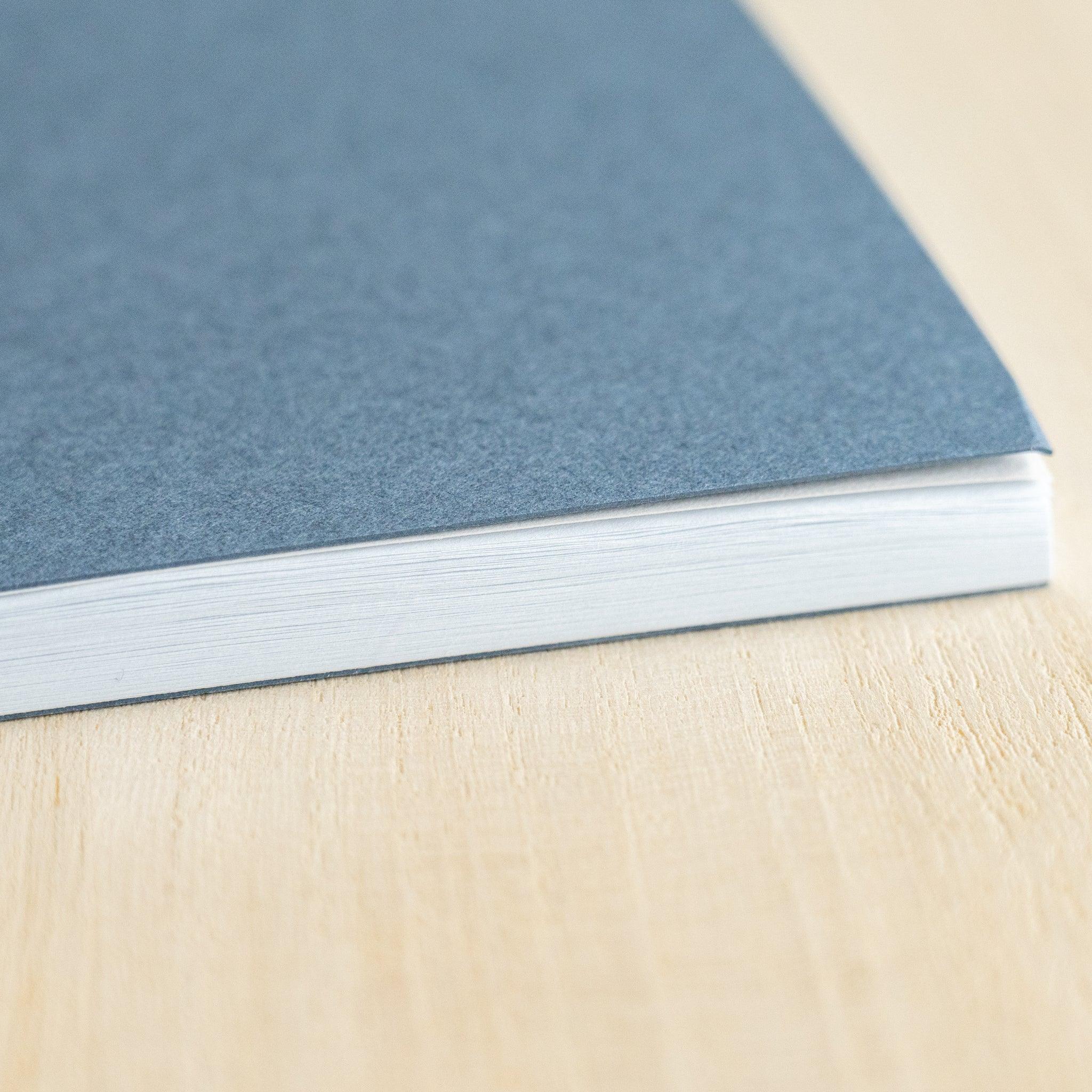 Dressco indigo blue onion skin B6 notebook ready for writing and correspondence for writing and personal correspondence use