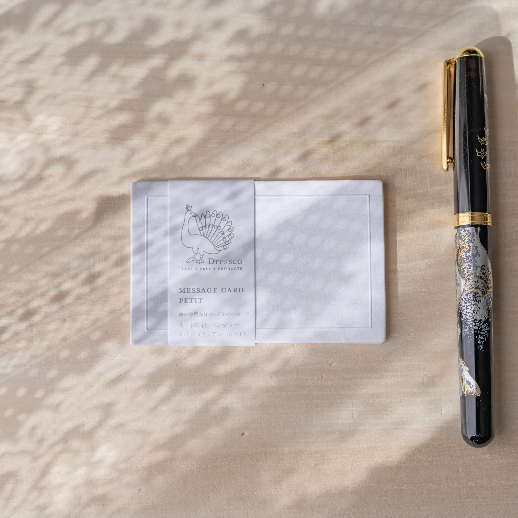 Stack of Dressco Conqueror cards showing paper weight and thickness for writing and personal correspondence use