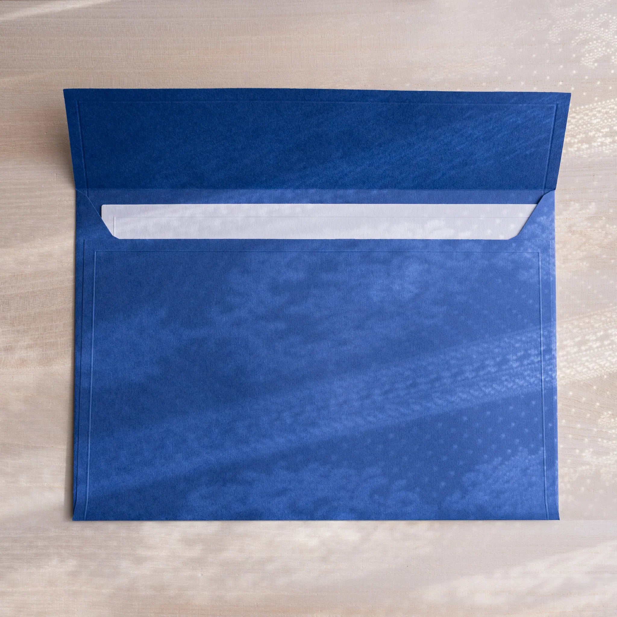 Dressco ivory large embossed envelope image ninety-seven, envelope edge detail, with embossed texture, set of three