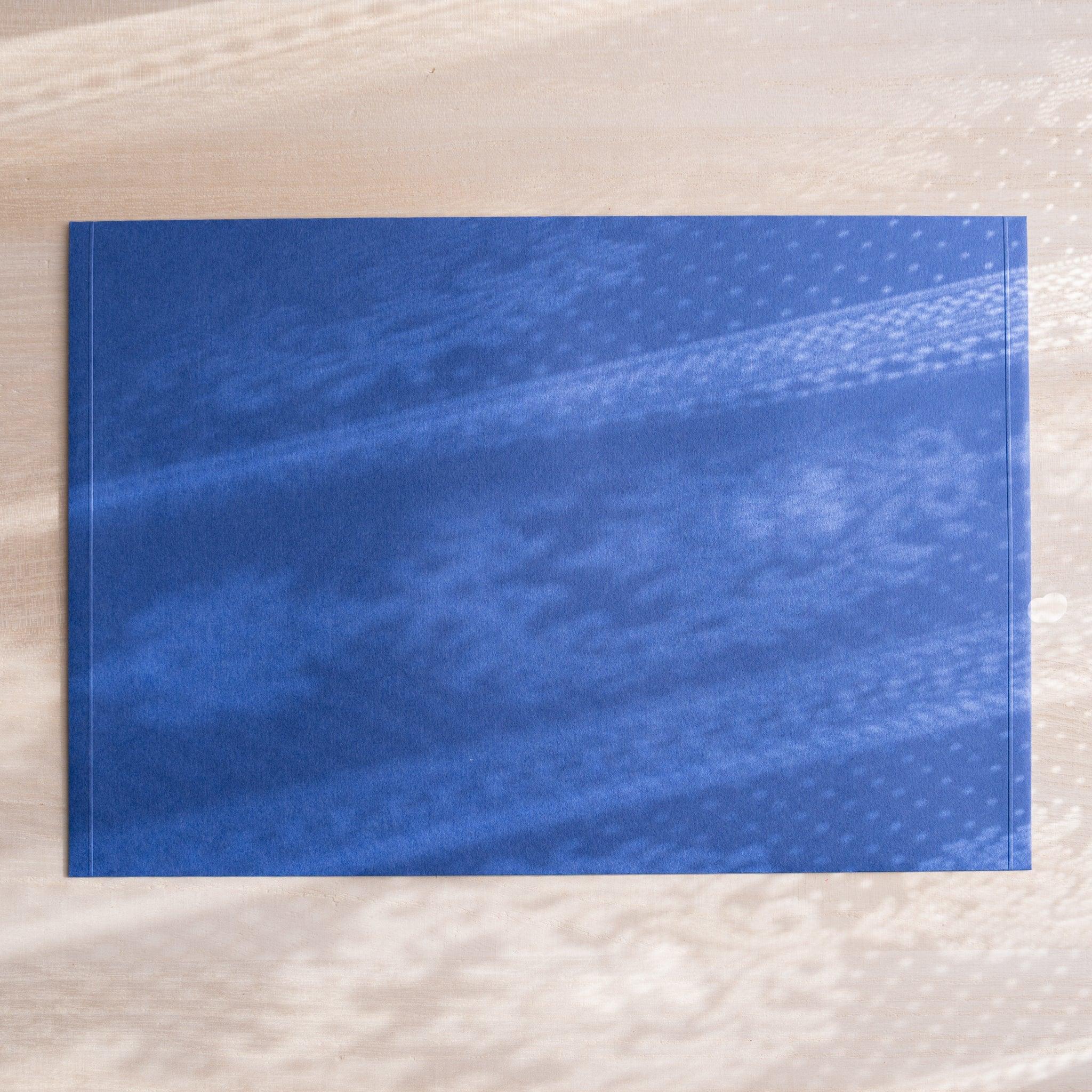 Dressco ivory large embossed envelope image ninety-eight, corner detail view, with embossing design, set of three