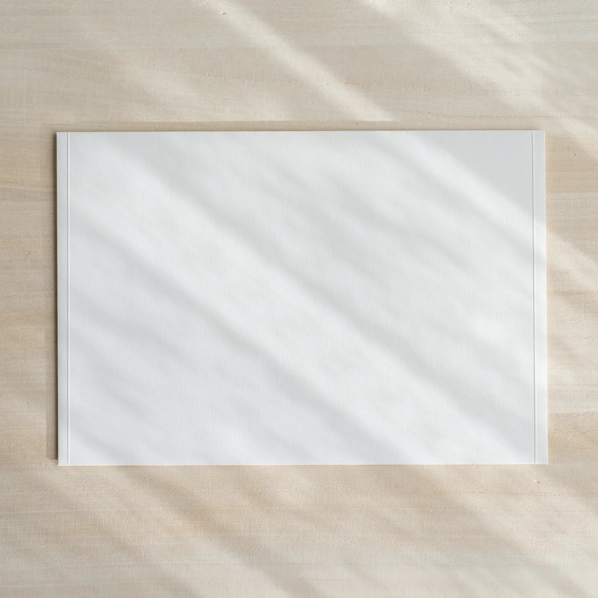 Dressco ivory large embossed envelope image twenty-six, close-up texture detail, with embossing quality, set of three