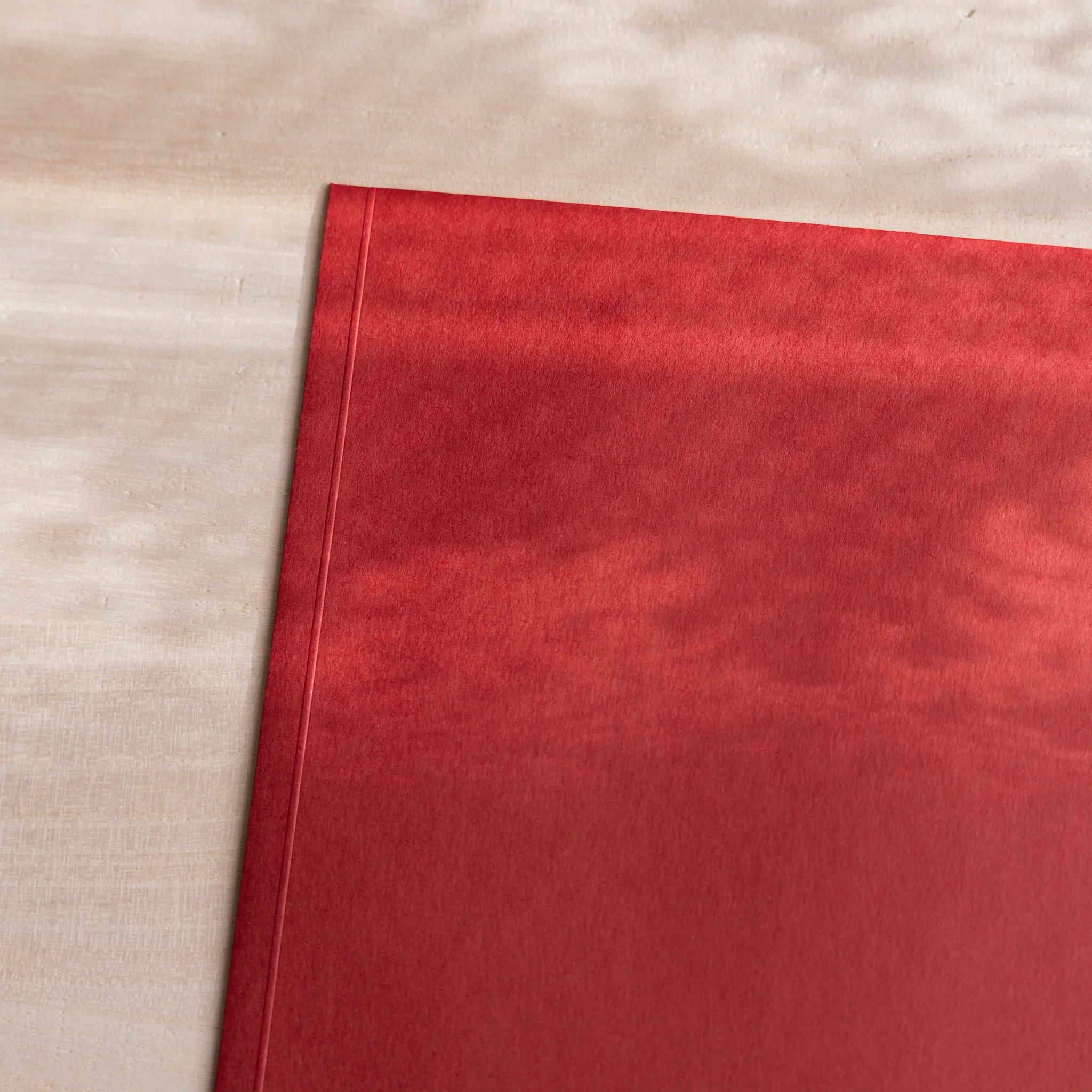 Dressco ivory large embossed envelope image eighty-eight, corner detail view, with embossing design, set of three