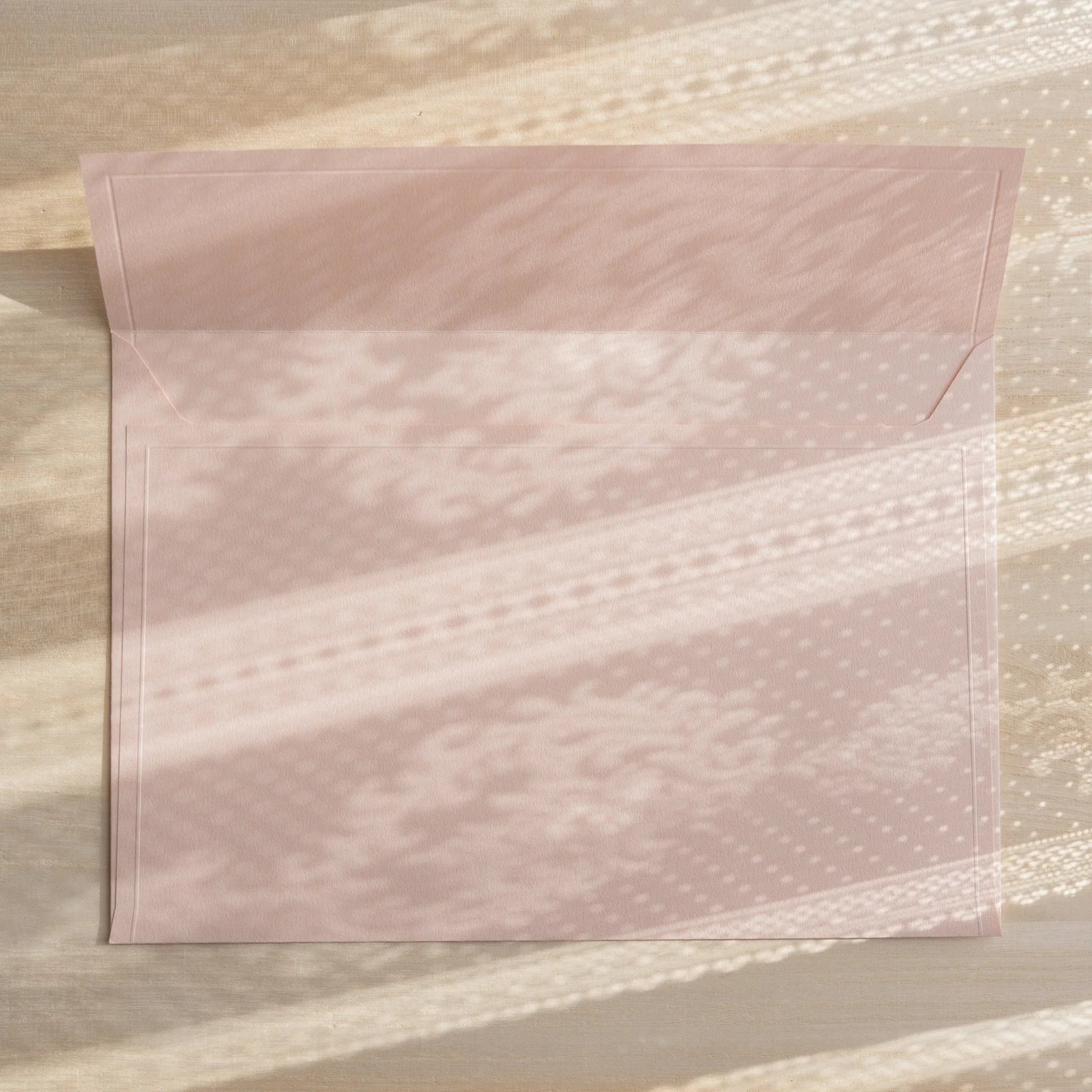 Dressco ivory large embossed envelope image forty-six, close-up texture detail, with embossing quality, set of three