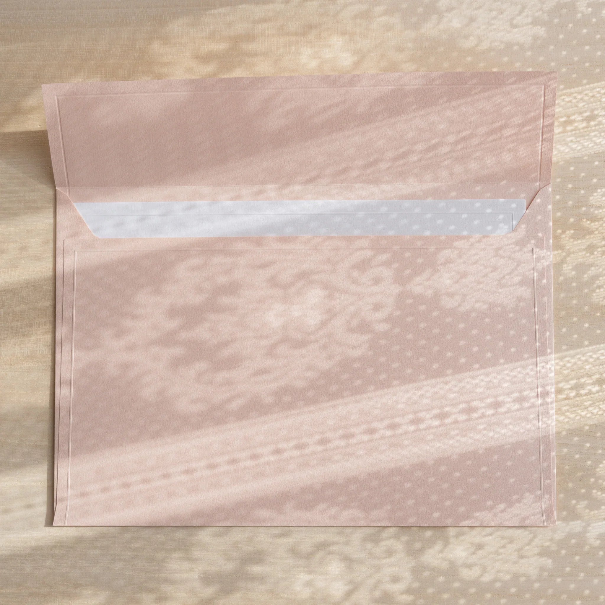 Dressco ivory large embossed envelope image fifty, stacked arrangement view, with embossing elegance, set of three