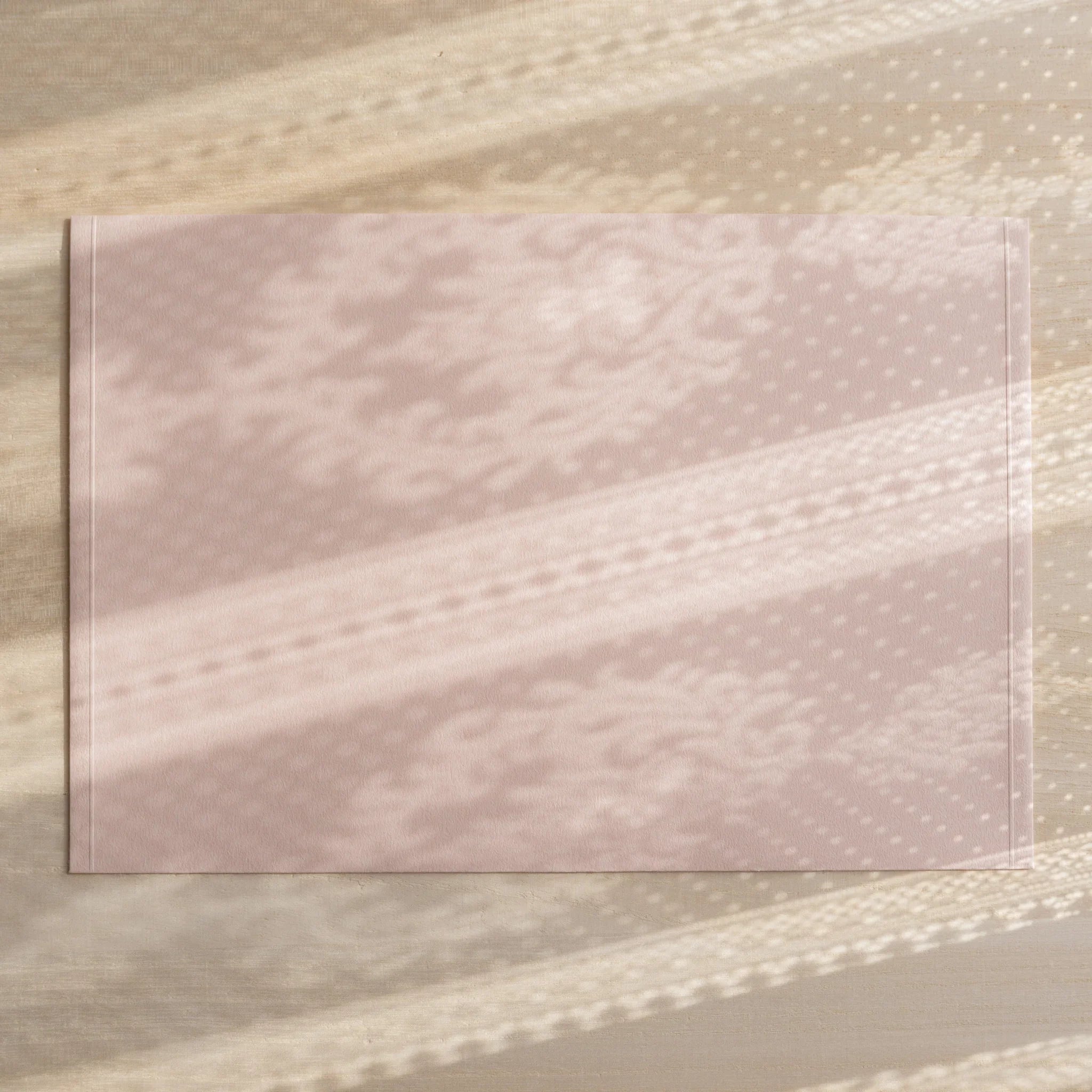 Dressco ivory large embossed envelope image fifty-one, front view showing sealed flap, with raised embossing, set of three