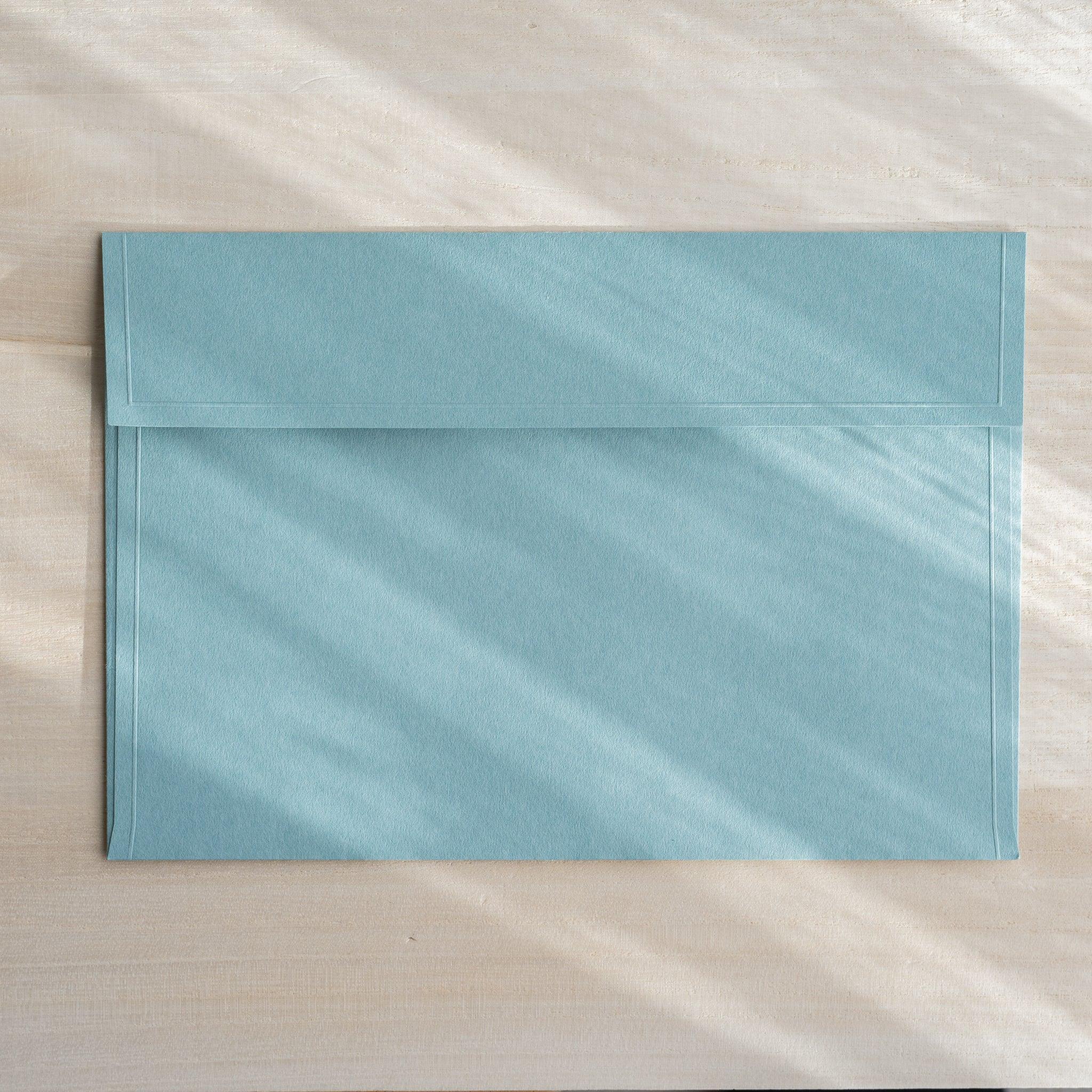 Dressco ivory large embossed envelope image six, close-up texture detail, with embossing quality, set of three