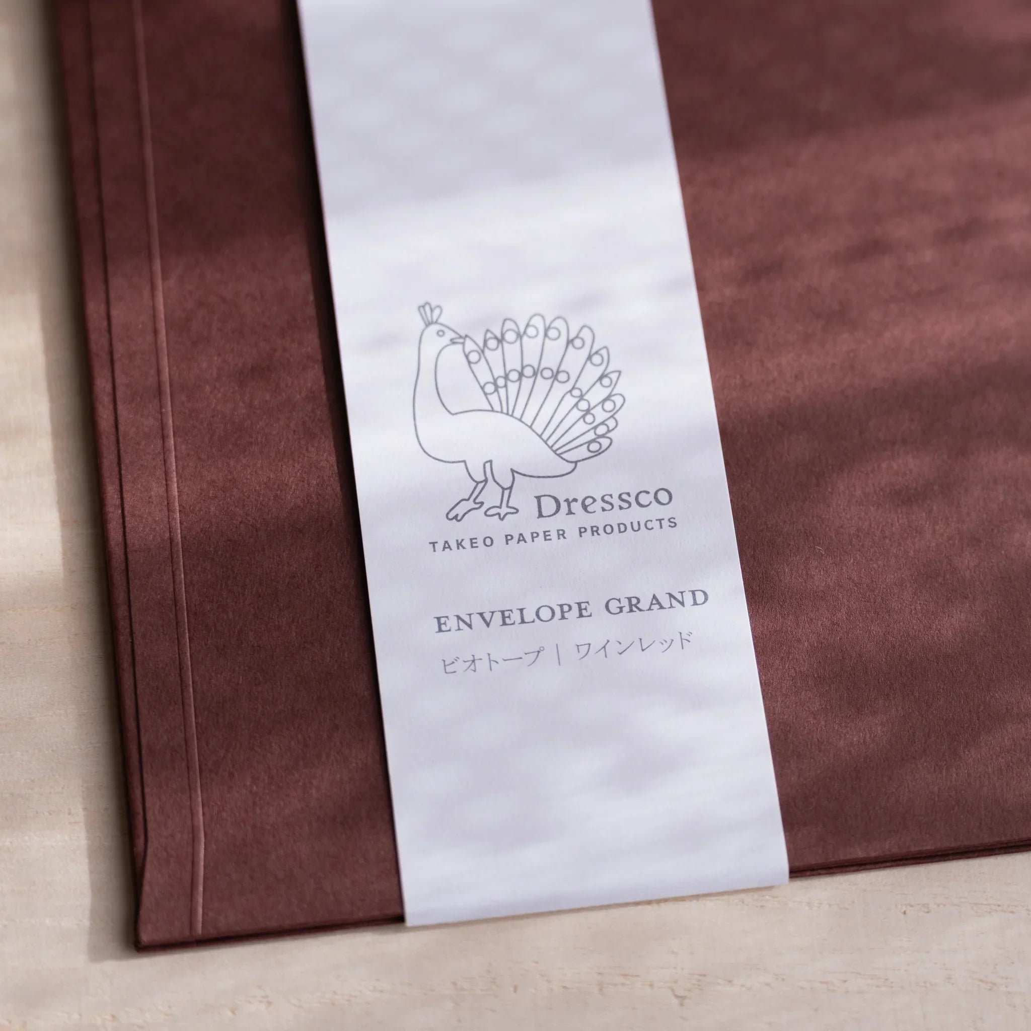 Dressco ivory large embossed envelope image sixty-seven, envelope edge detail, with embossed texture, set of three