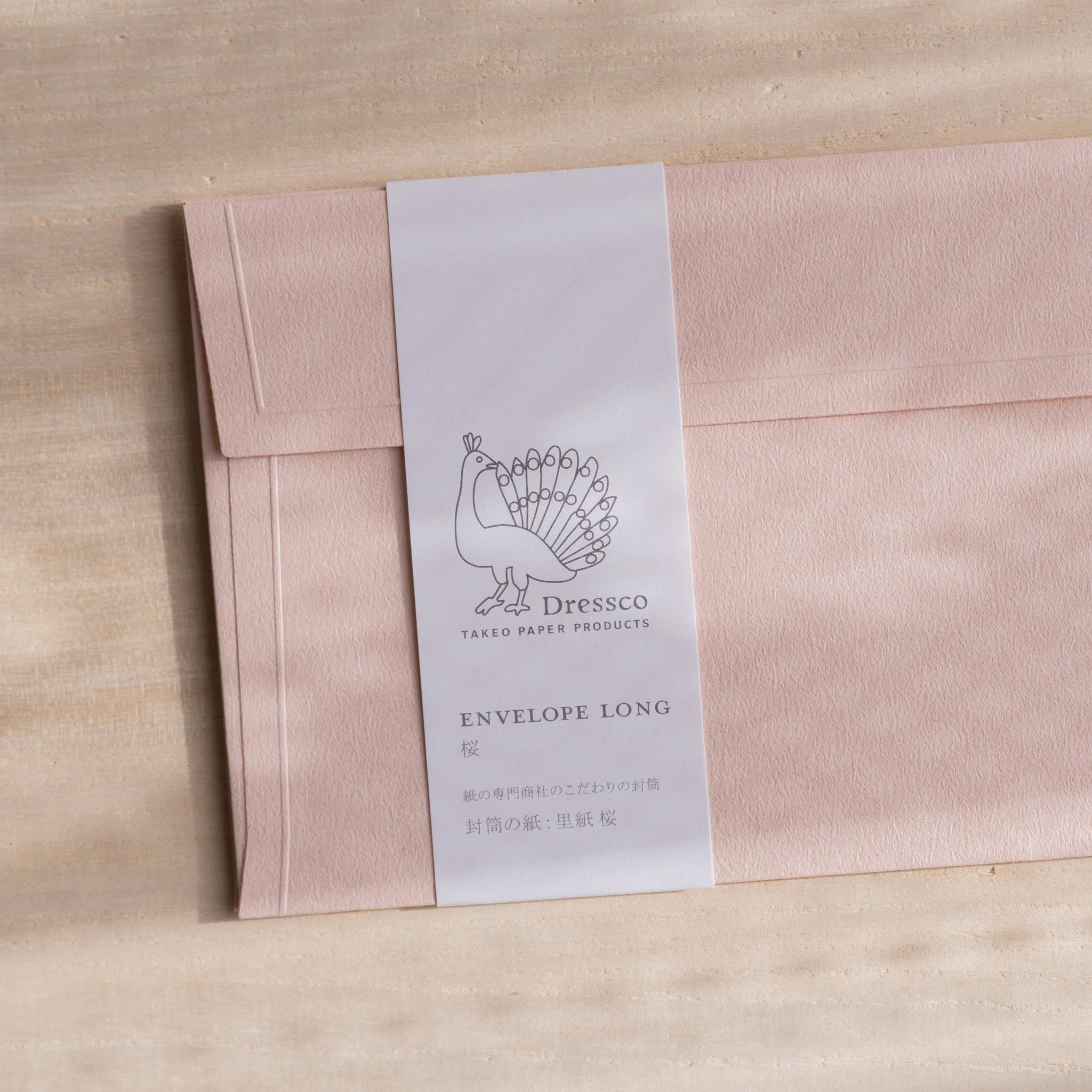 Dressco ivory medium embossed envelope image thirty-six, close-up texture detail, with embossing quality, set of three