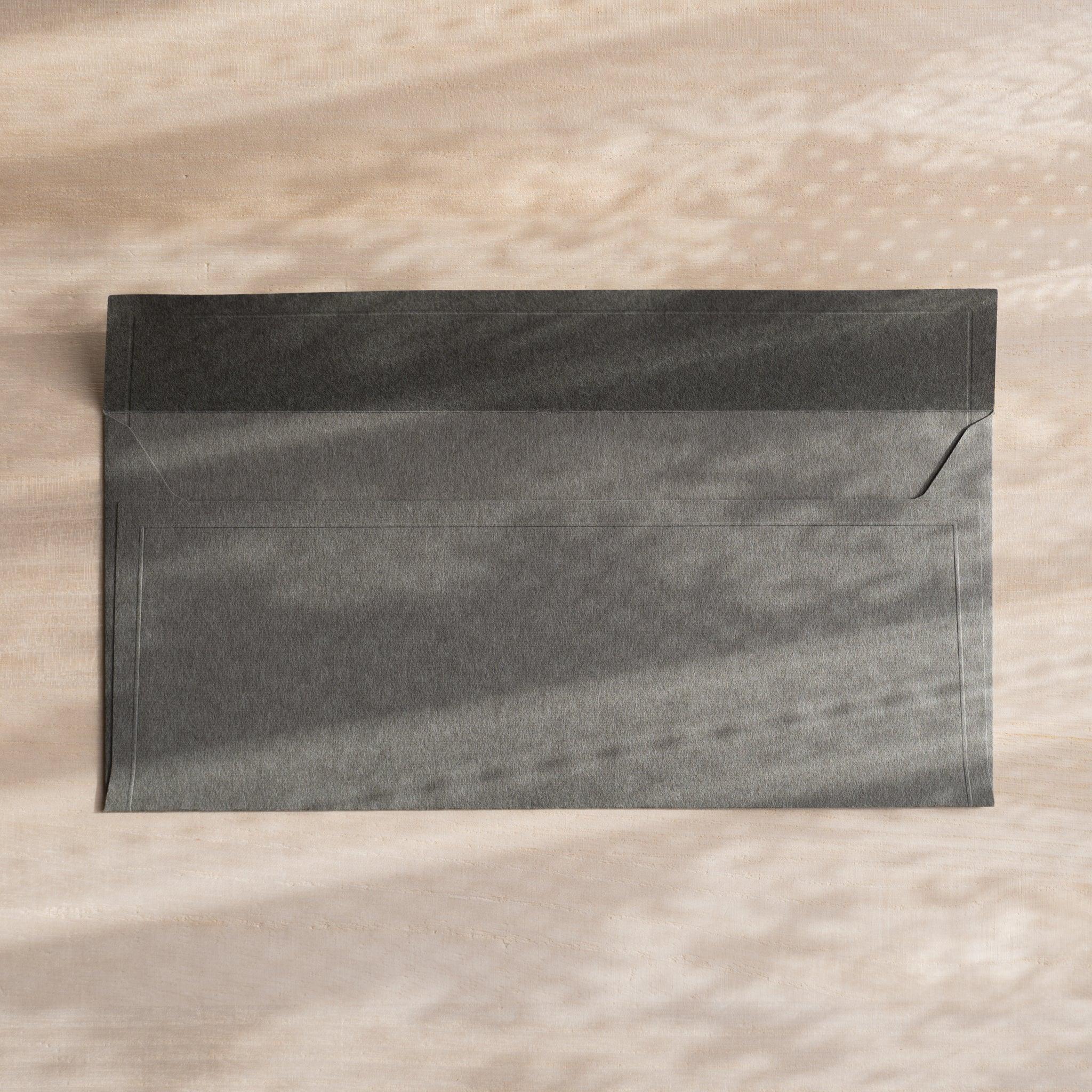 Dressco ivory medium embossed envelope image forty-seven, envelope edge detail, with embossed texture, set of three