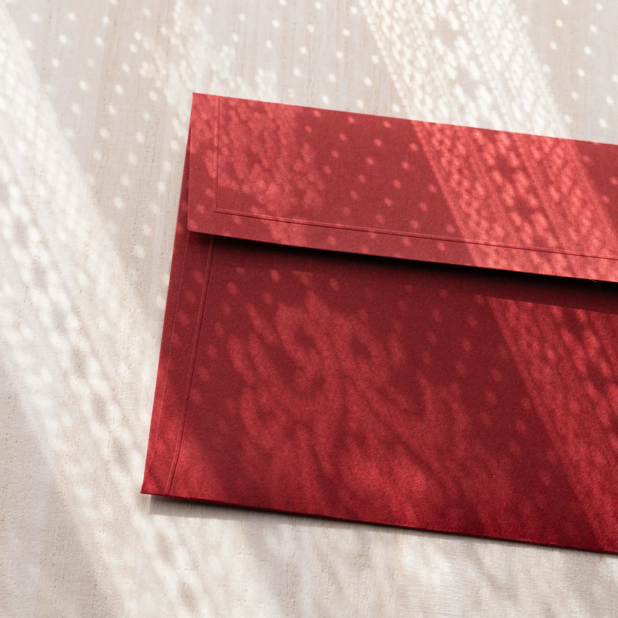 Dressco ivory medium embossed envelope image sixty-six, close-up texture detail, with embossing quality, set of three