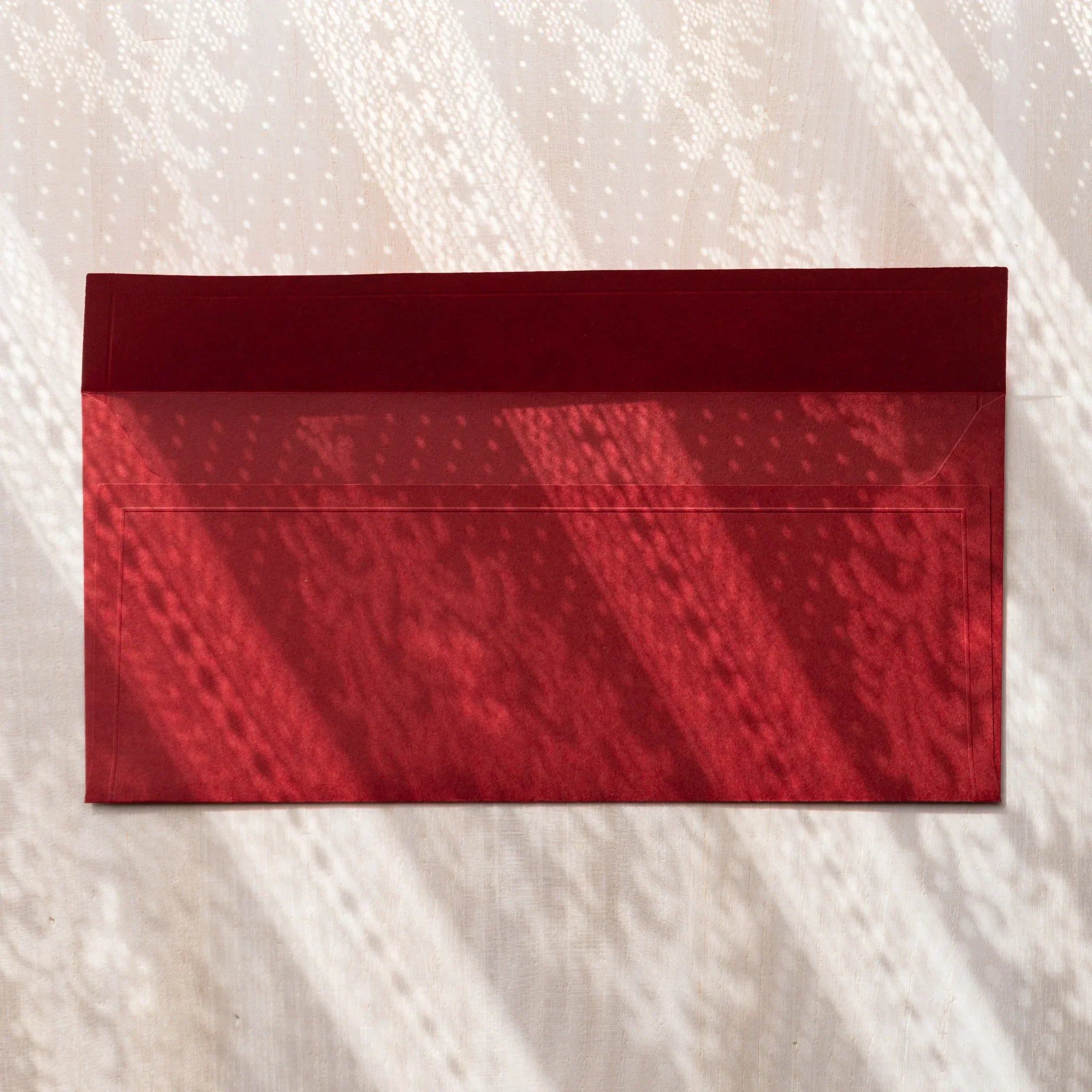 Dressco ivory medium embossed envelope image sixty-seven, envelope edge detail, with embossed texture, set of three