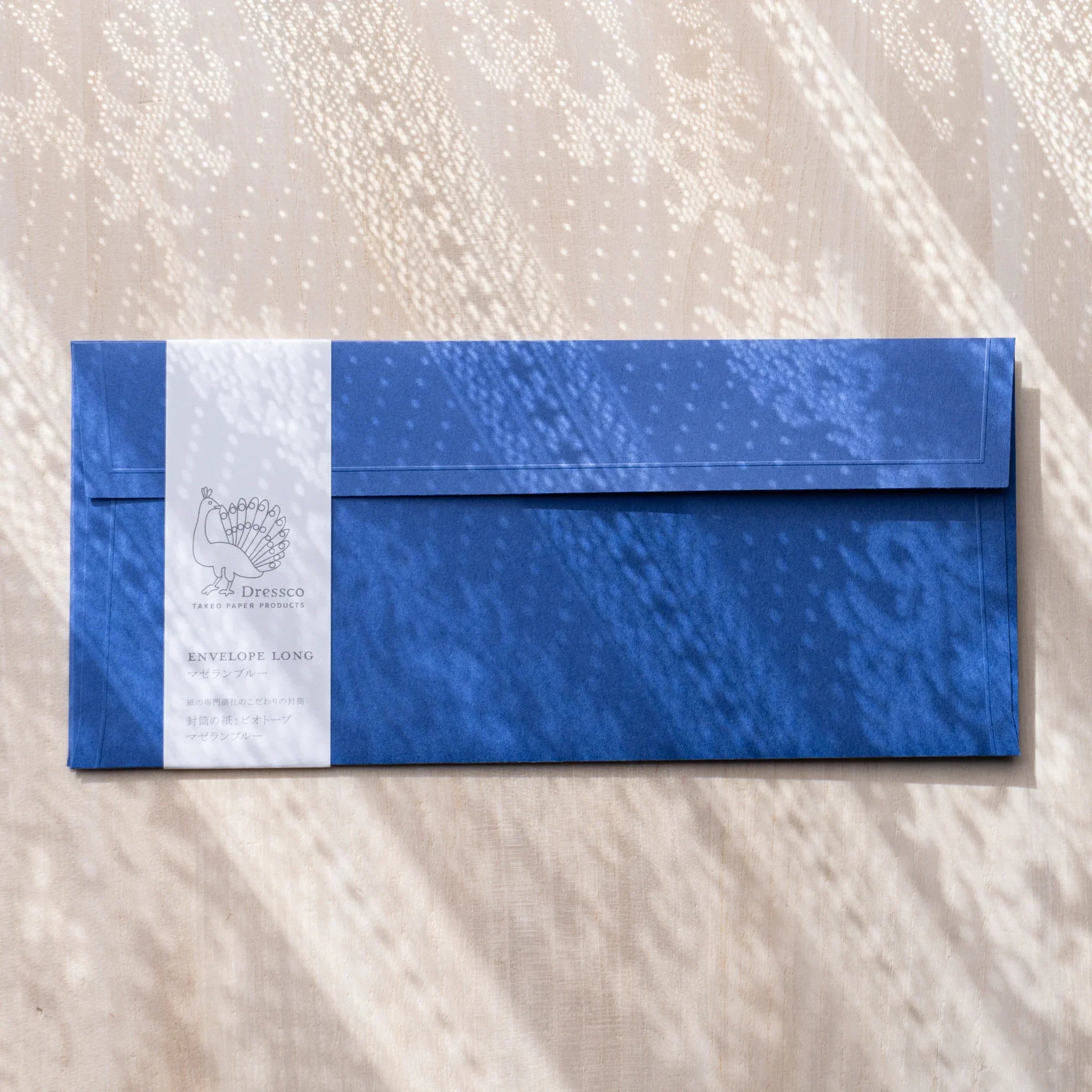 Dressco ivory medium embossed envelope image seventy-three, left angled side view, with embossed finish, set of three