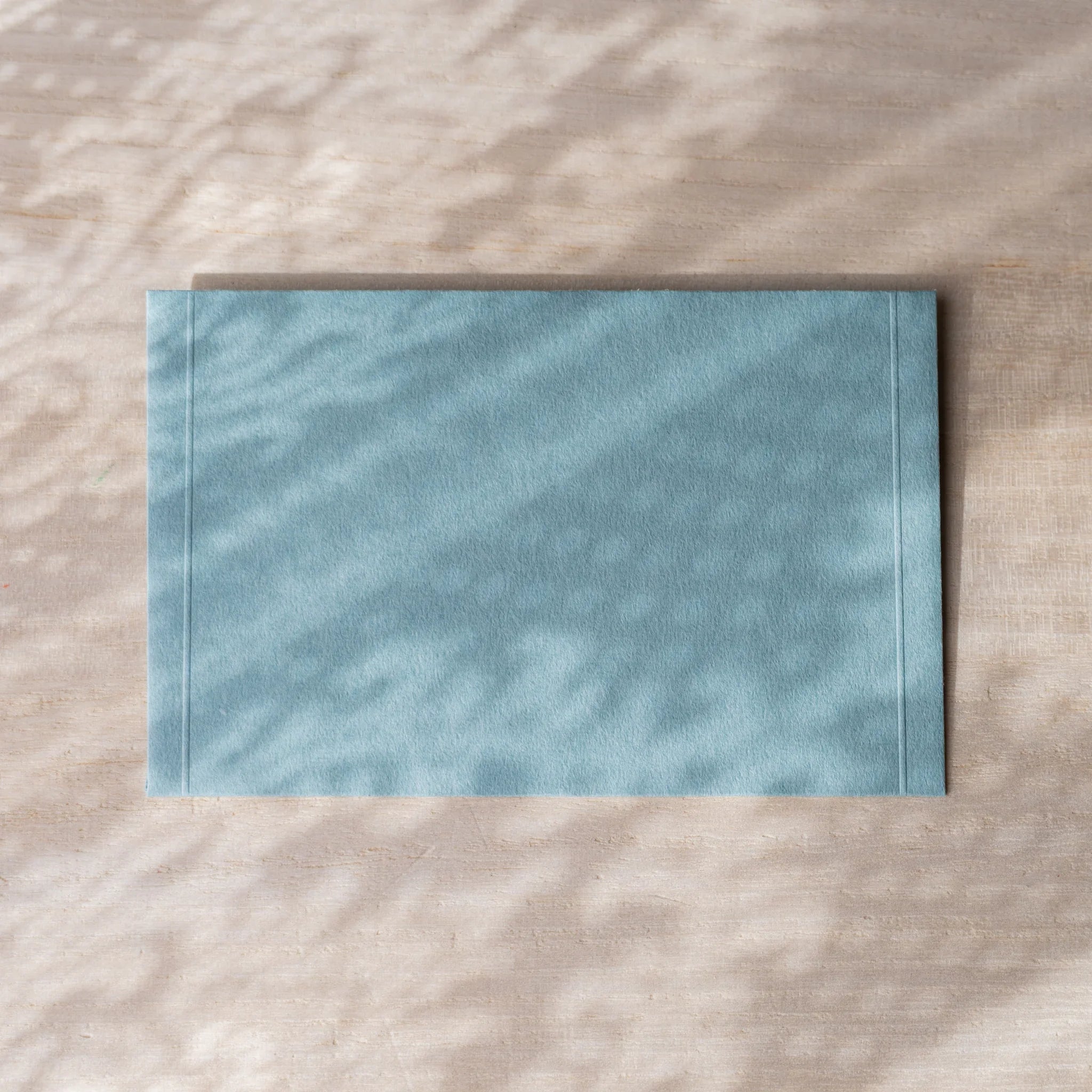 Dressco small embossed envelope set, multiple colored shade, close-up detail wit