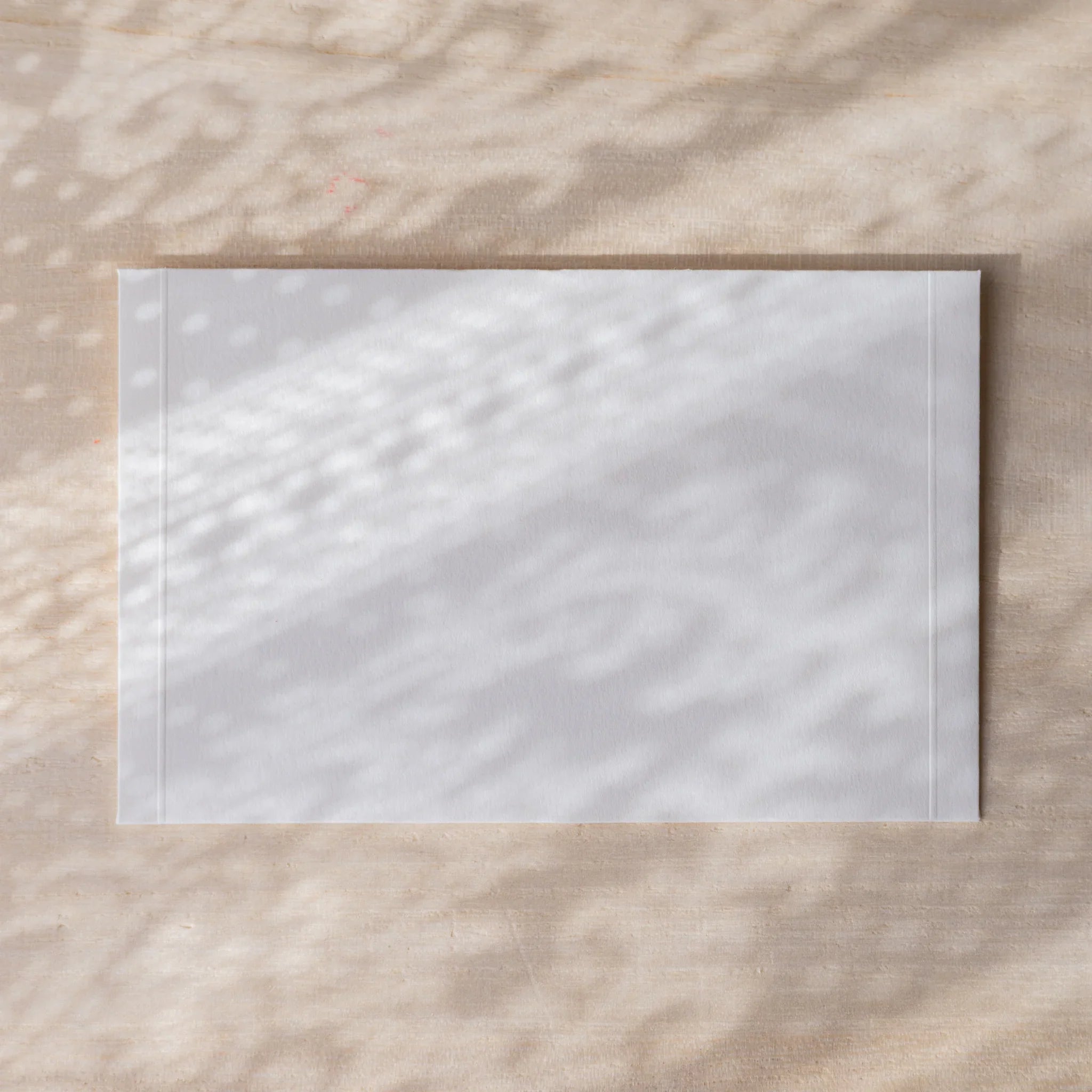 Dressco small embossed envelope set, multicolor shade, angled display with decor