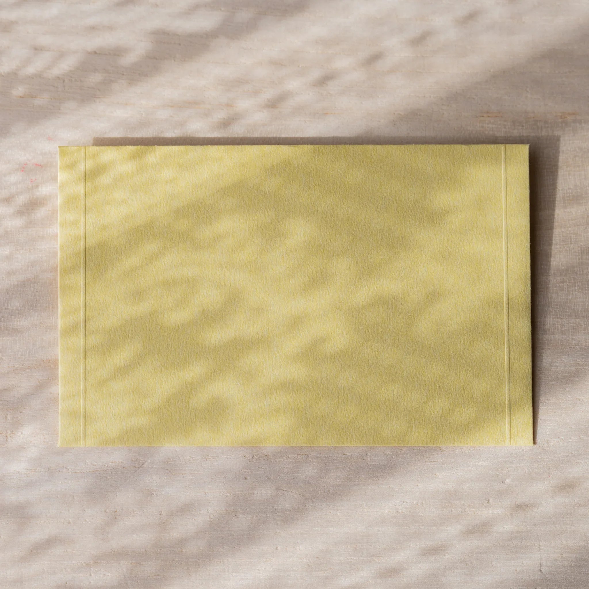 Dressco embossed small envelope in pastel shade, product shot showing quality fi