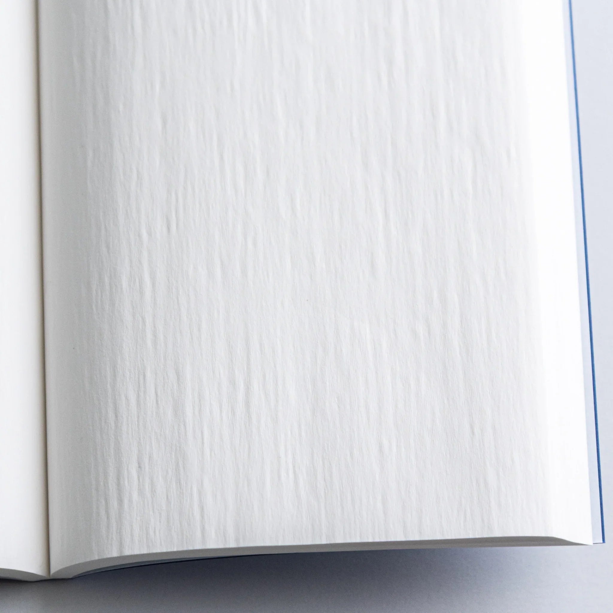 Close-up of delicate onion-skin texture on Dressco Blue Onion Skin Japanese Notebook A6 pages.