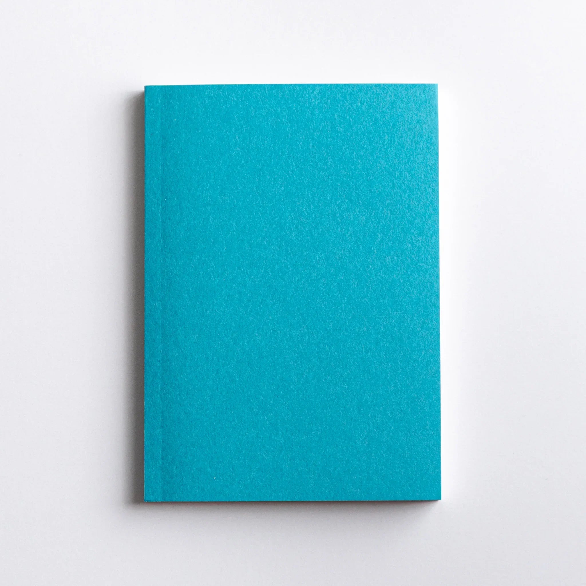 Front cover of Dressco Teal Blue Onion Skin Japanese Notebook A6 showing matte textured surface.