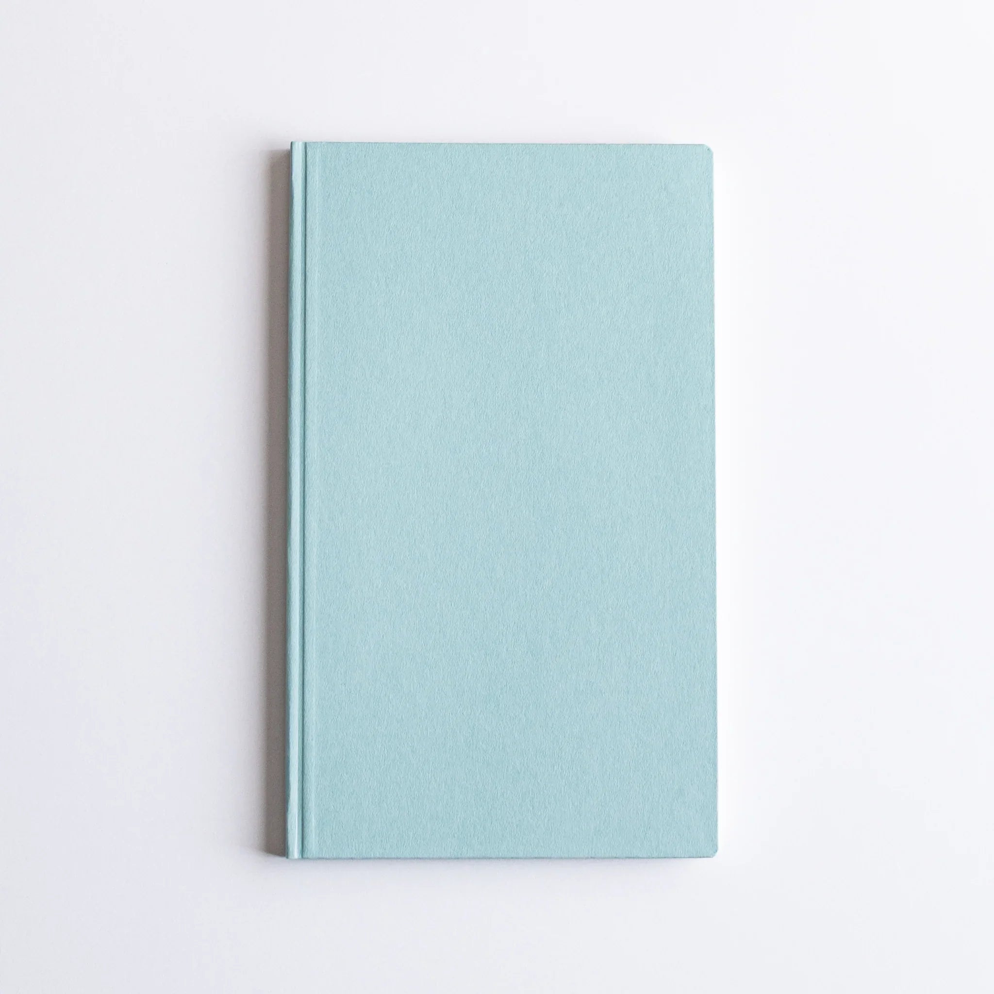 Dressco Spica Laid Bond Paper B6 notebook open spread revealing the laid bond paper surface and interior ruling