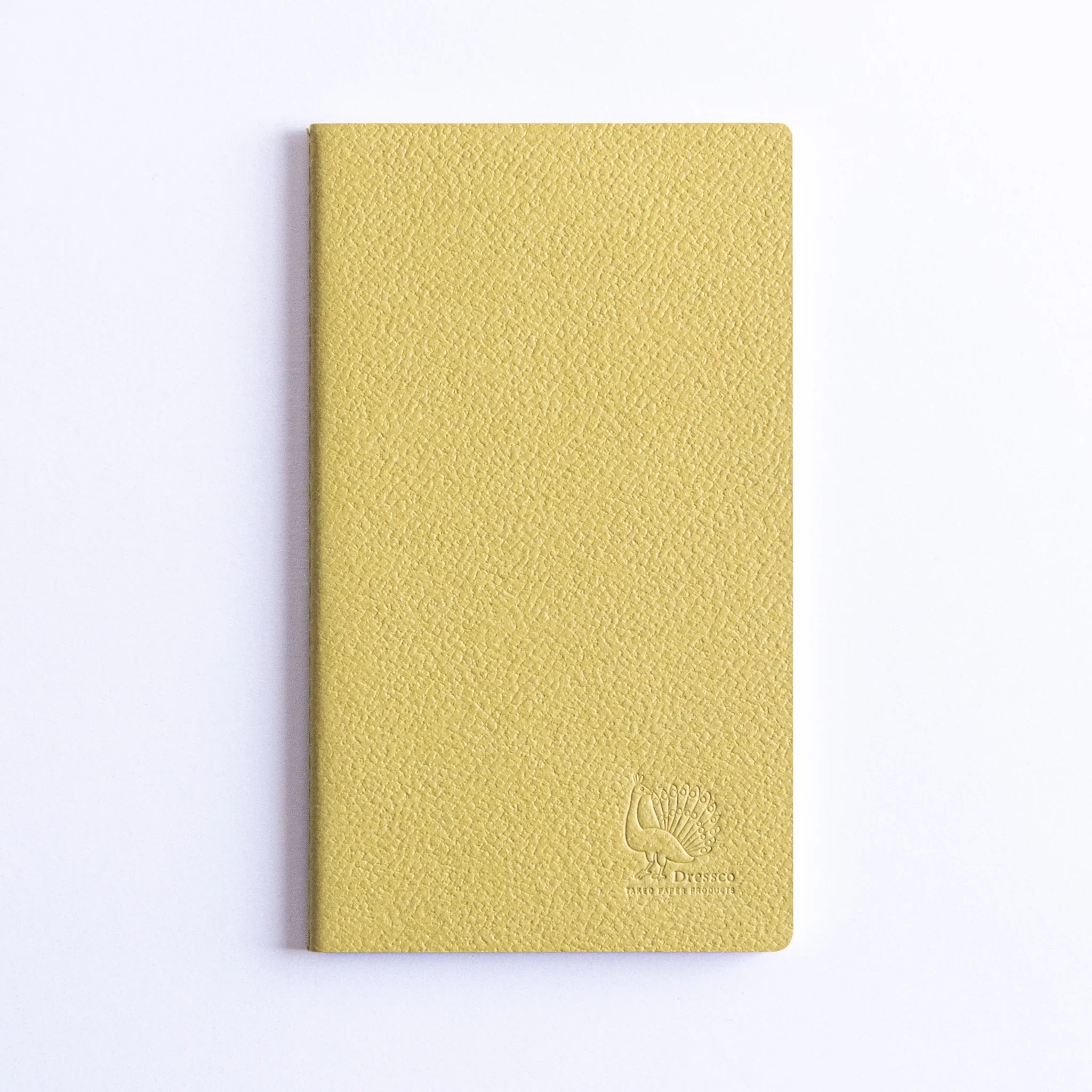 Textured surface of Dressco Spica Laid Bond Stitched A6 notebook showing the ribbed laid bond paper cover material