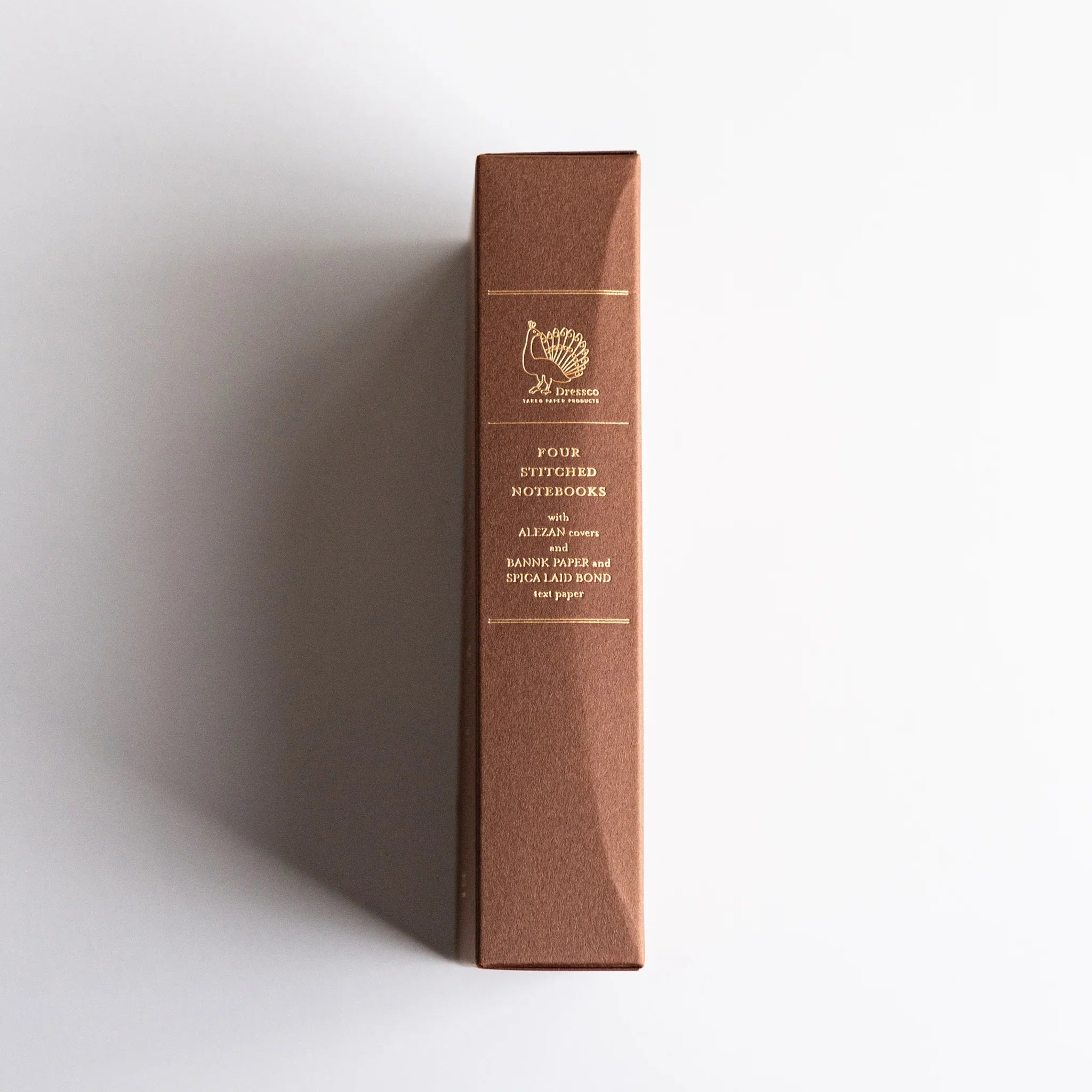 Dressco Stitched Notebook Set of 4 with Alezan Book Case