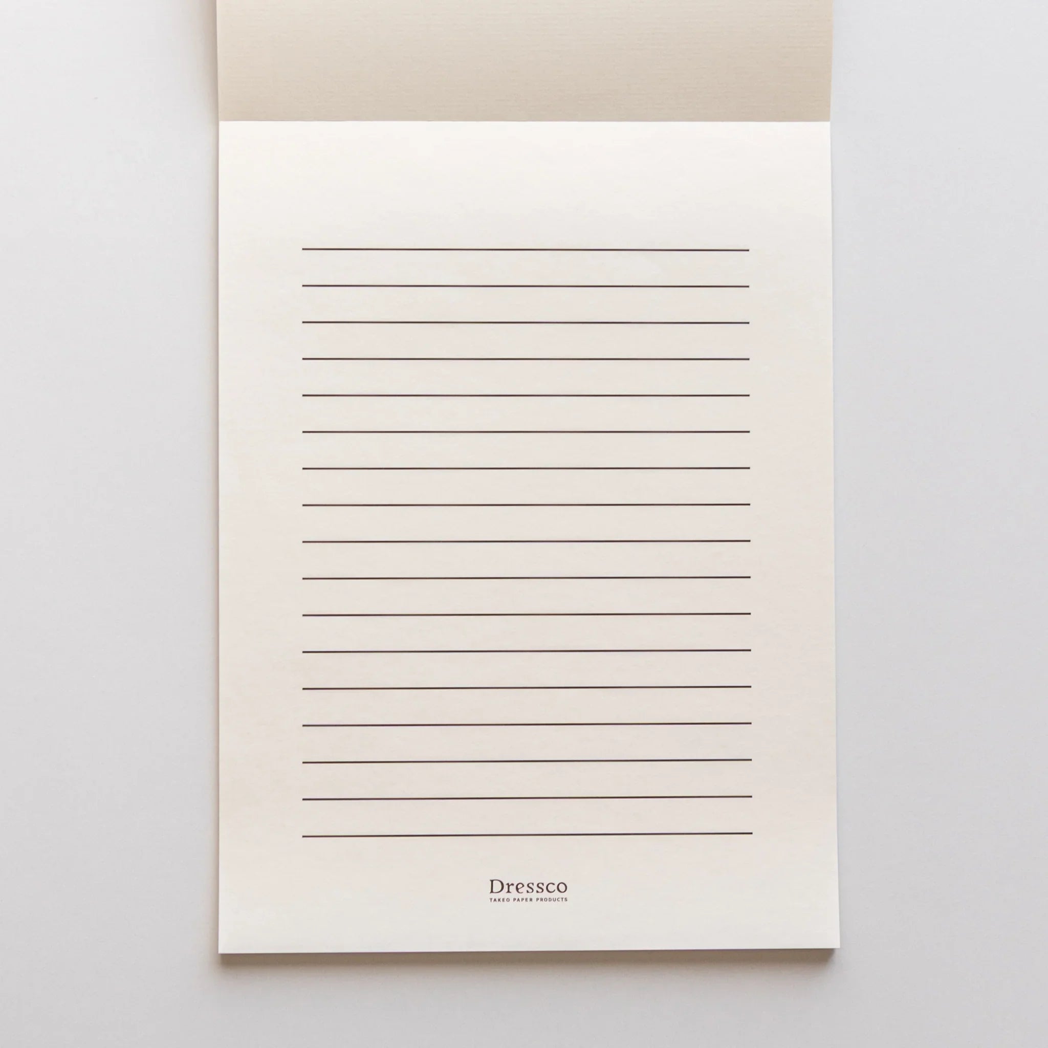 Japanese writing pad Strathmore Writing Laid N lined notepad with horizontal lines and Dressco logo