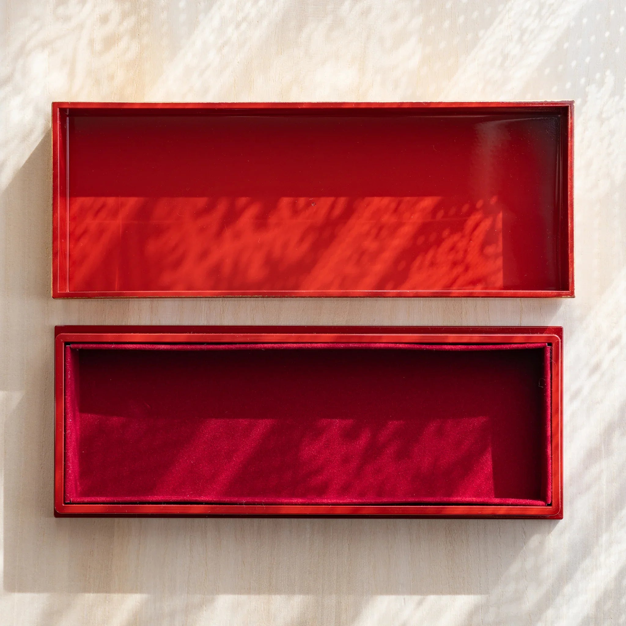 Fuji Sakura case detail showing Mt. Fuji mountain peak and cherry blossom pattern artwork shown in composition