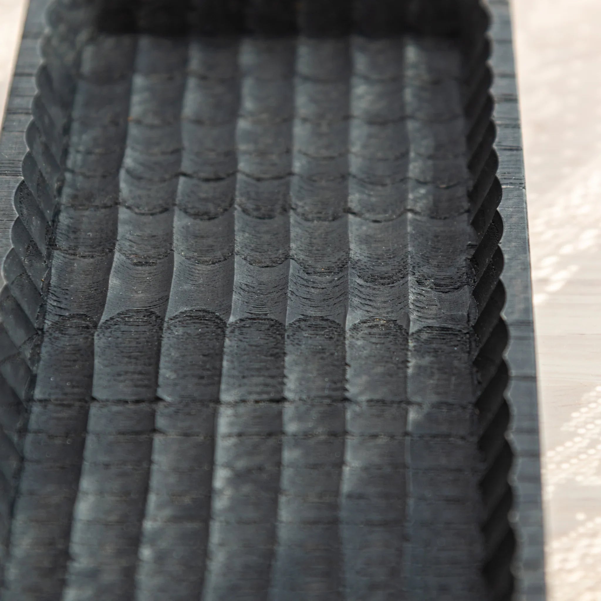 Hand-carved light wood Wagatabon tray displayed in natural light clearly visible with precise carving detail