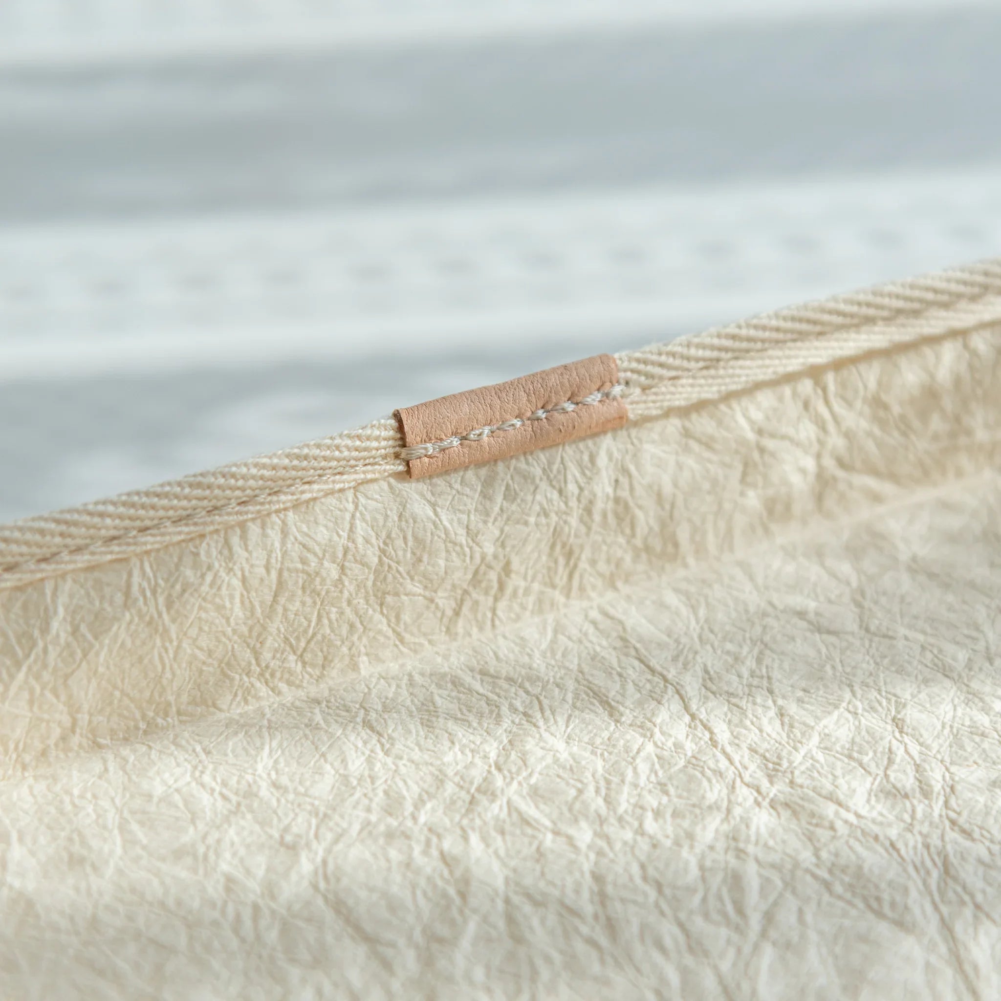 Handcrafted Sugihara Washi Paper Pen Tray white three-quarter view showing complete tray design display