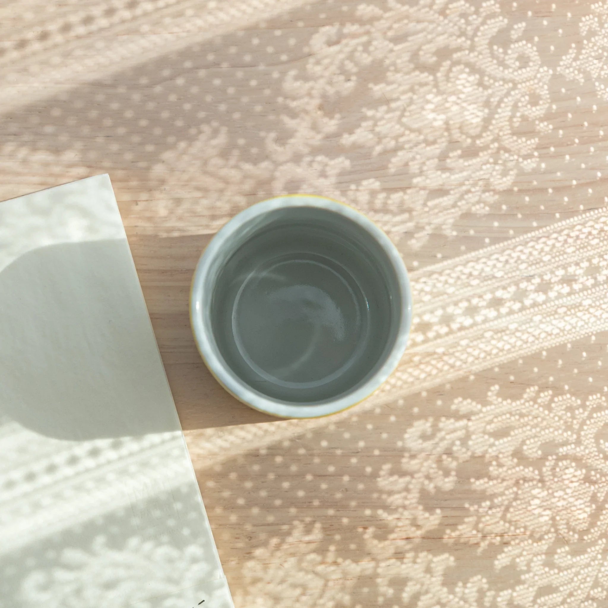 Luxury Kutani ceramic pen holder featuring gourd design in vibrant traditional painted style featuring traditional