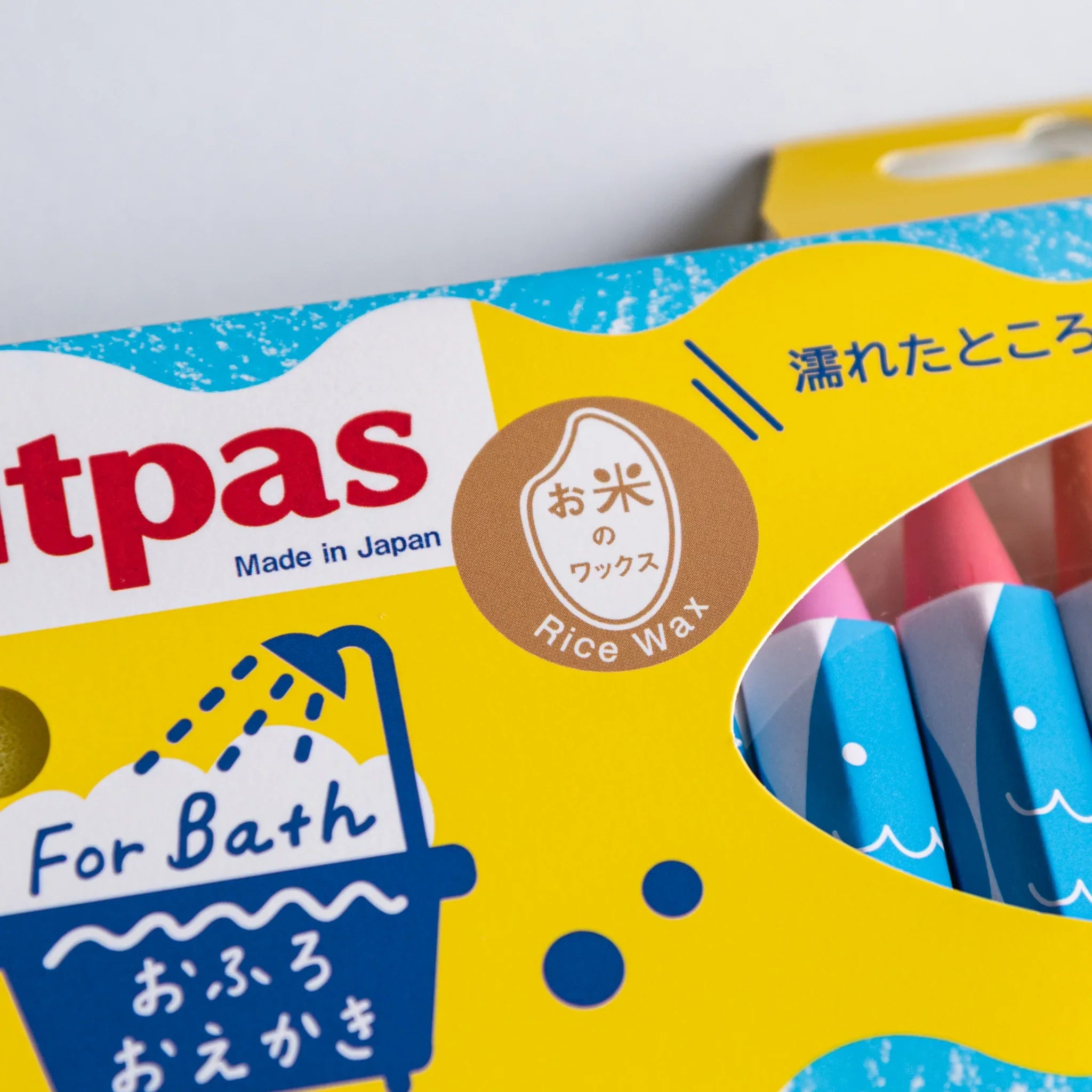 Watercolor crayons shown in side-by-side arrangement for color comparison and features and features and features