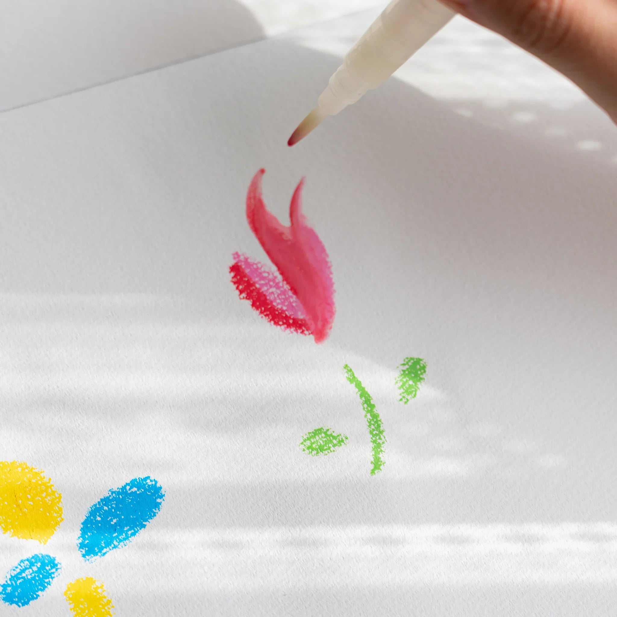 Maruman Zuan sketch pad, cover flat lay composition showing design, stationery item from Japan with quality construction and