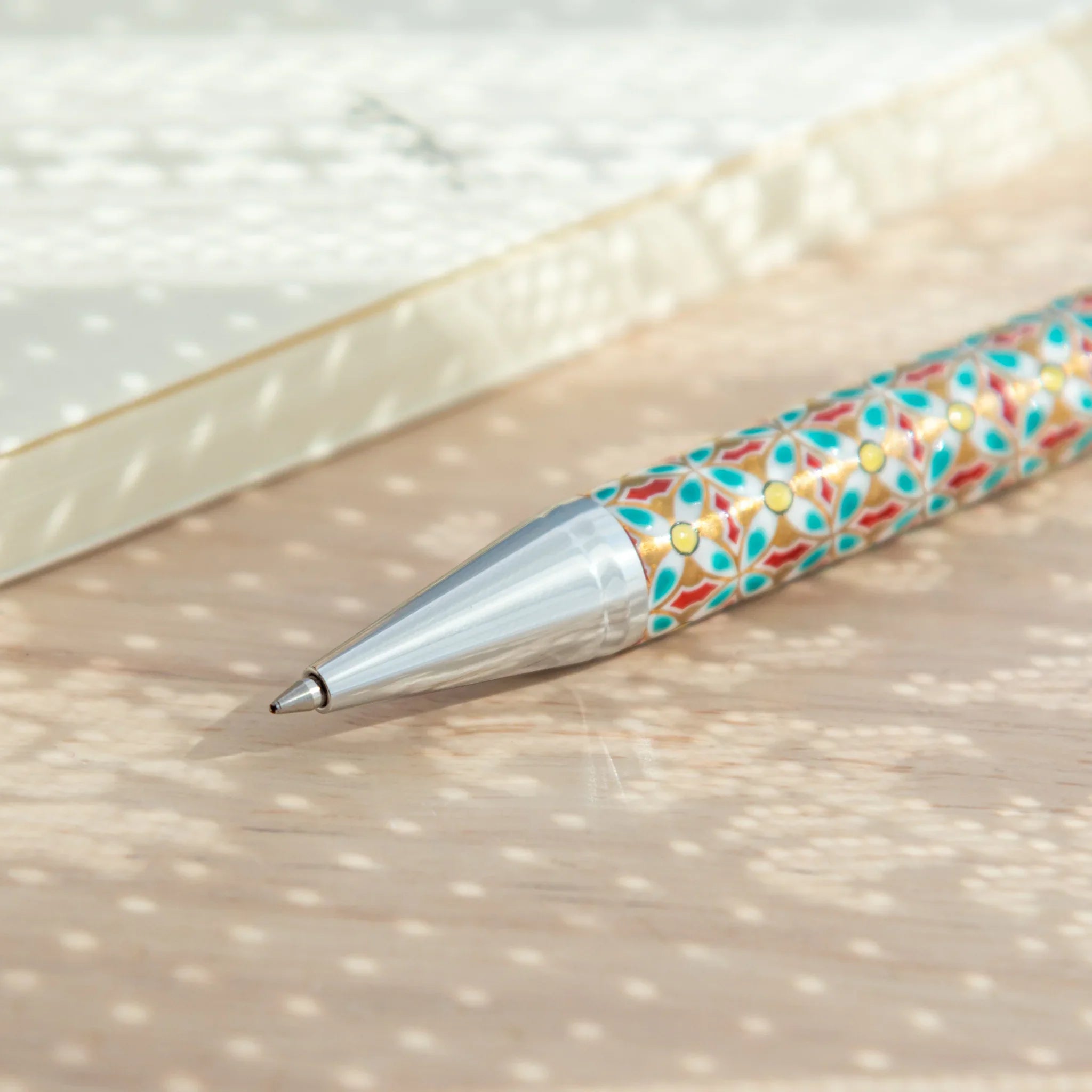 Komon Pattern Kutani Ceramic Ballpoint Pen