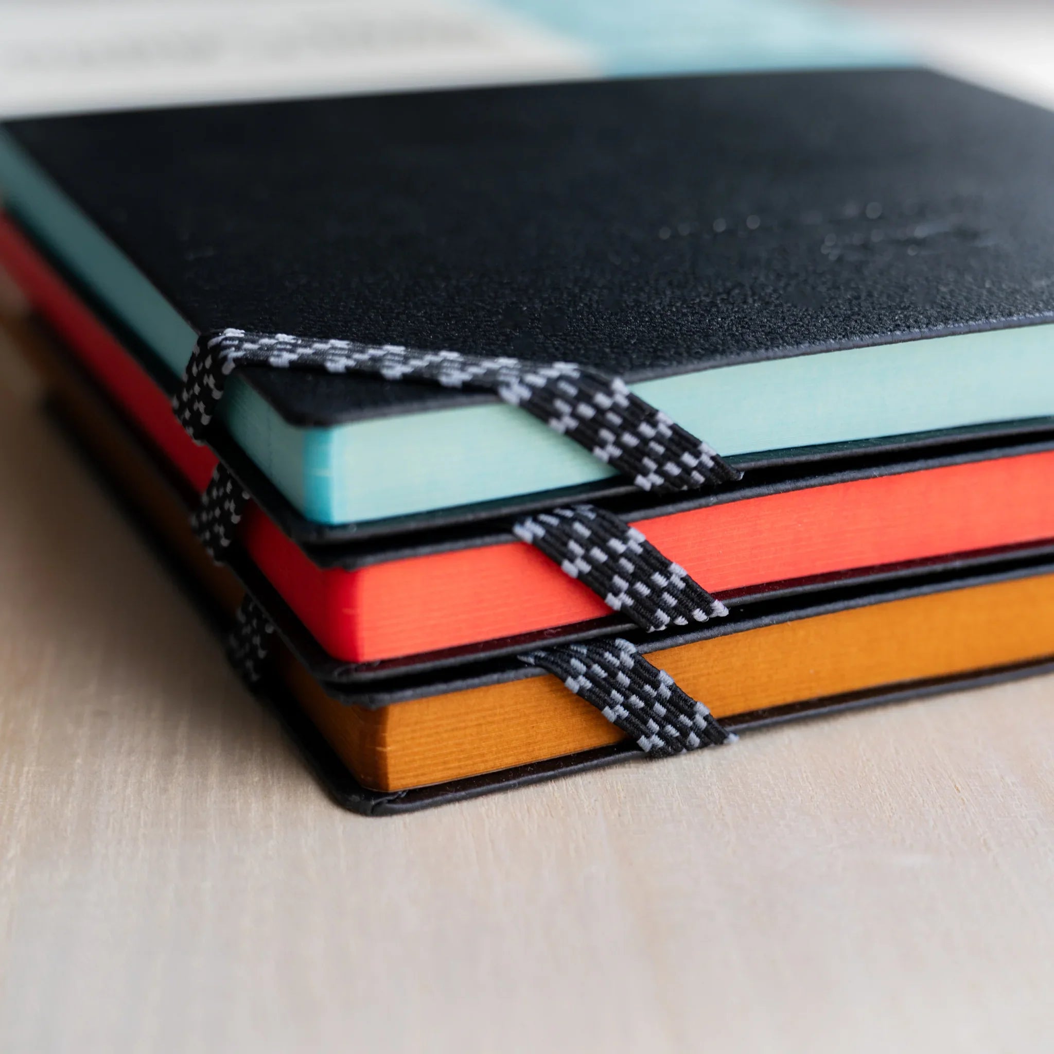 Life Noble A5 notebook featuring interior pages, open view showing highlighting binding quality, Japan