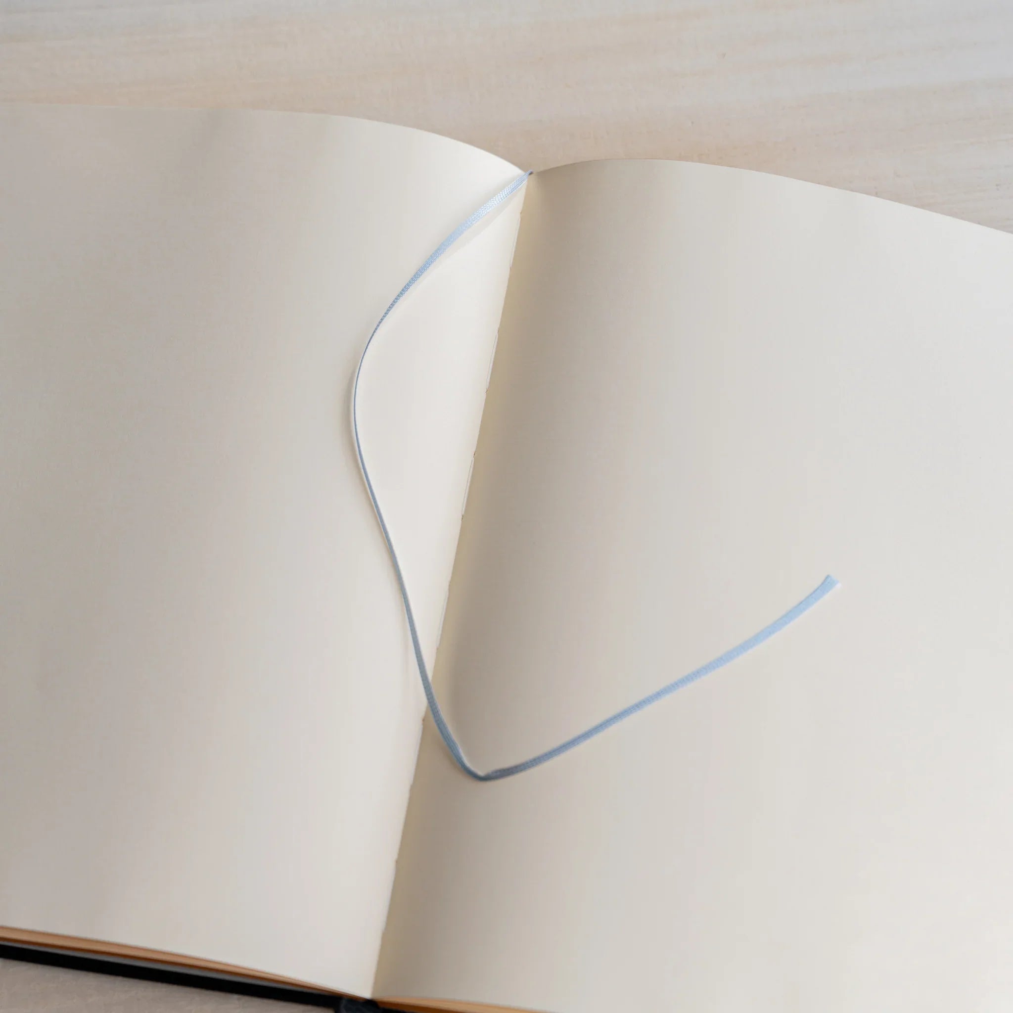 Life Noble A5 hardcover notebook, flat lay display hardcover design showing binding quality