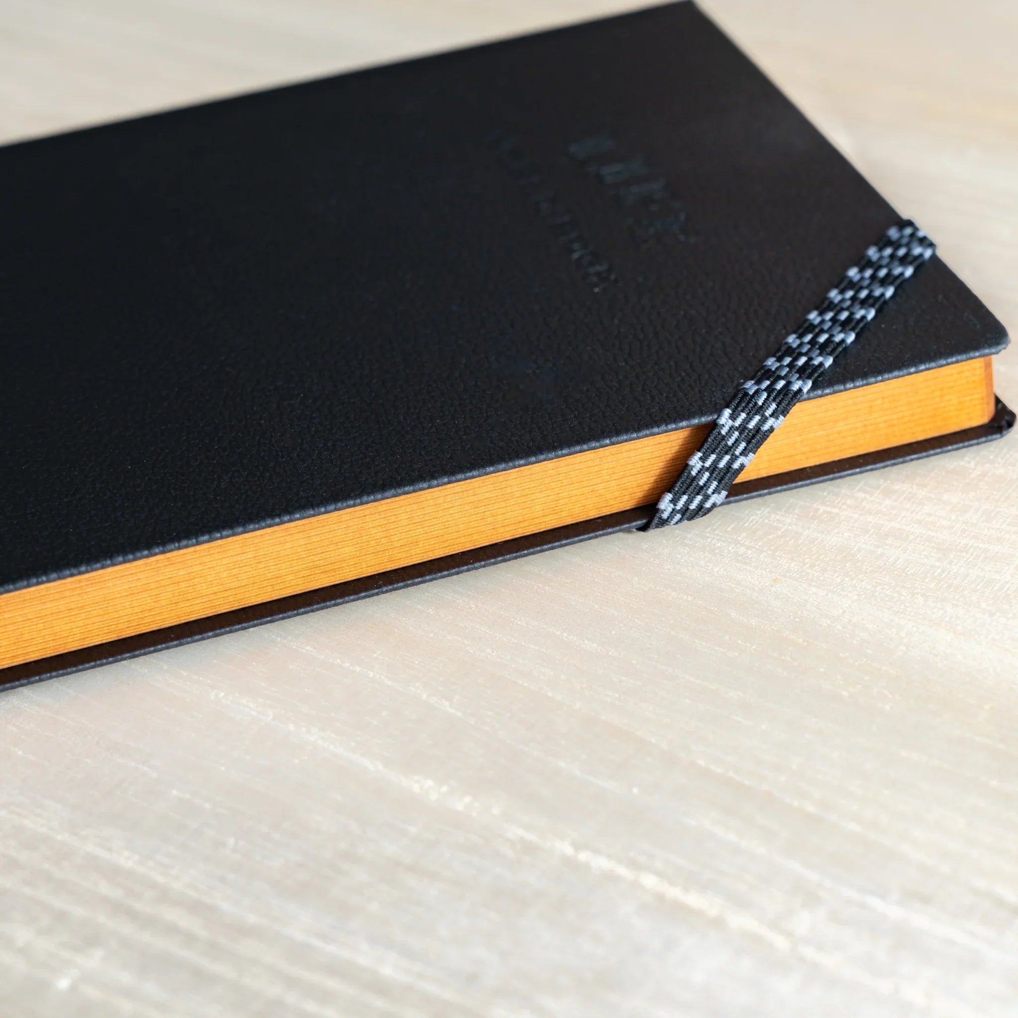 Life Noble A6 planning notebook, flat lay display hardcover design showing binding quality