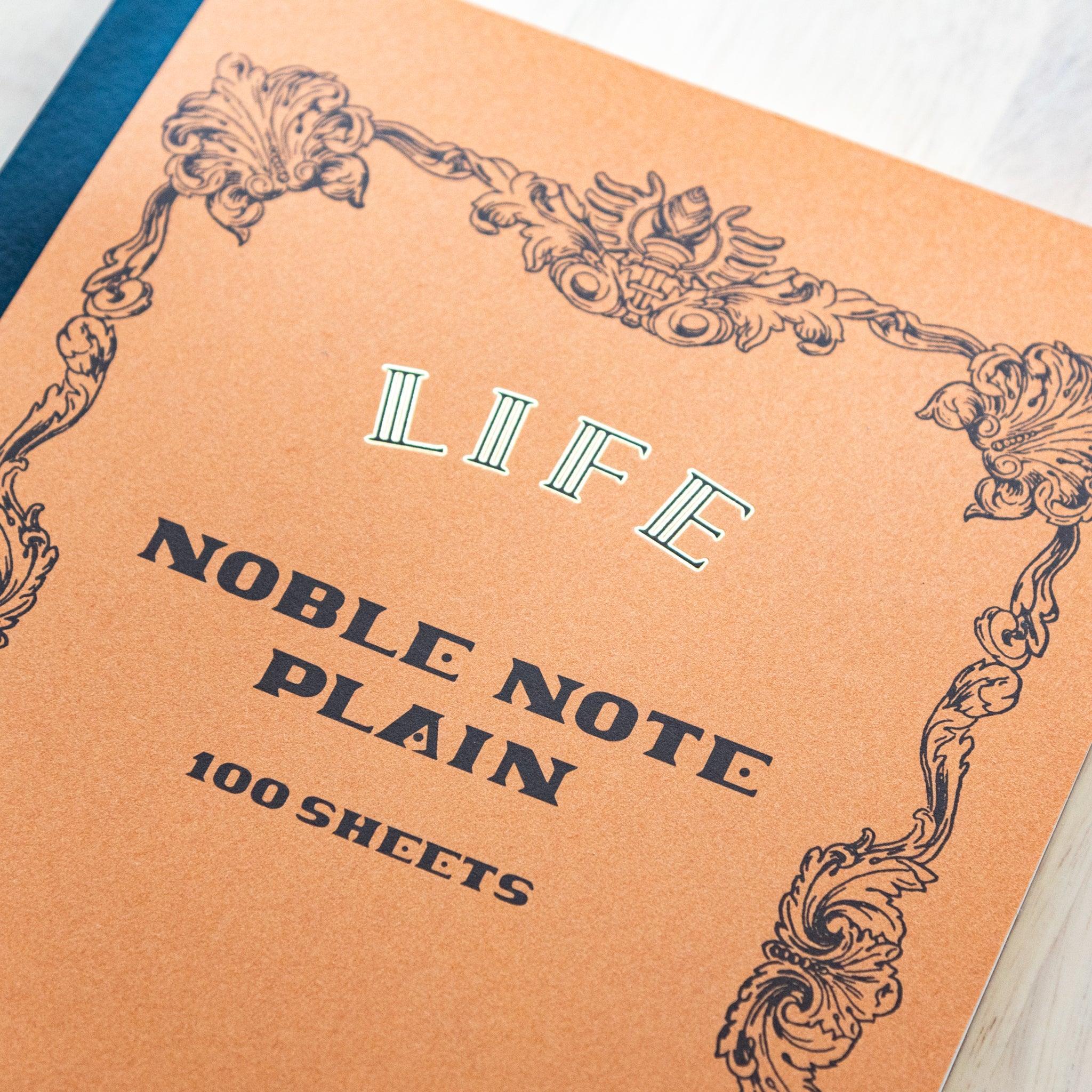 LIFE Noble notebook refined design with quality binding and smooth paper pages with traditional Japanese craftsmanship