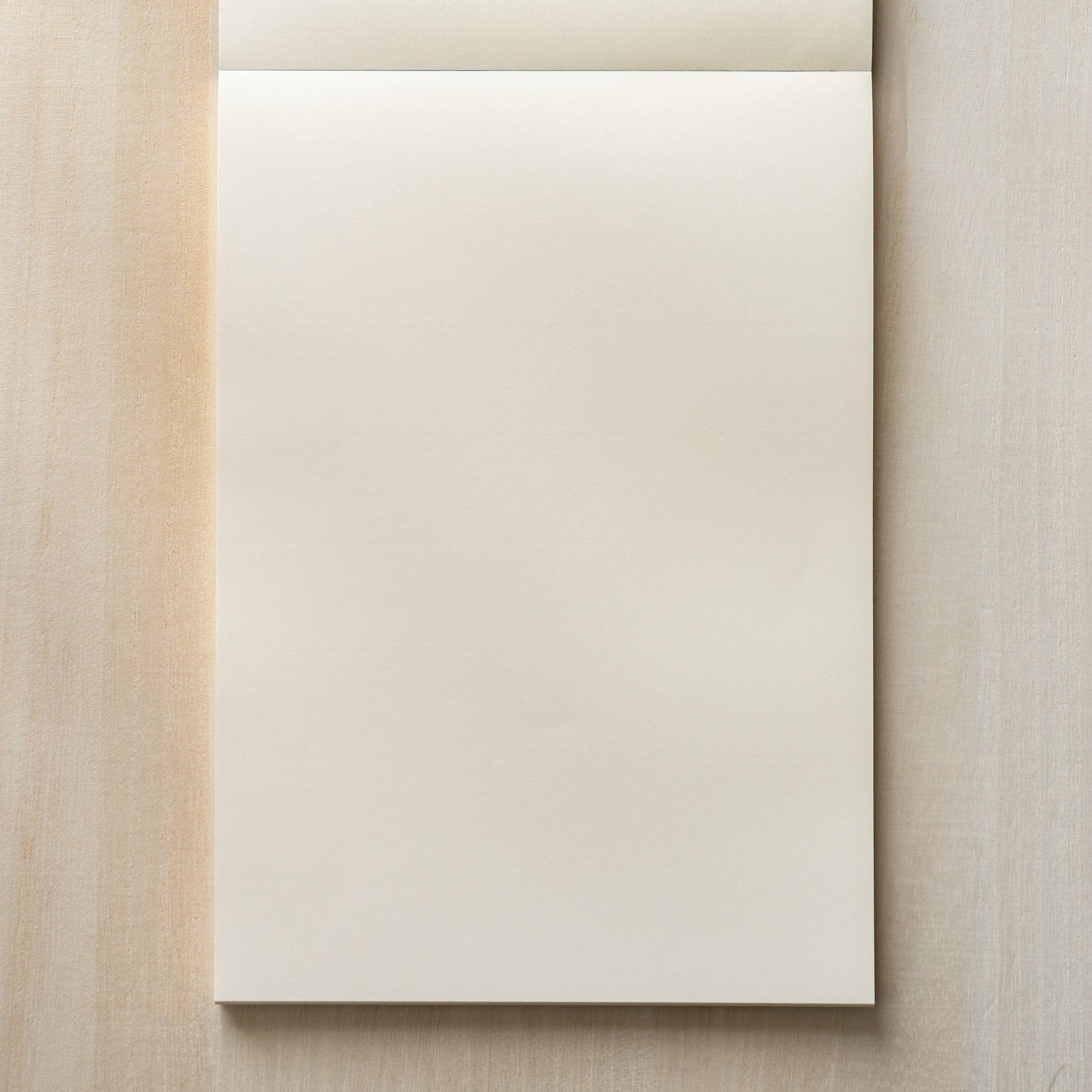 Life Noble writing pad with clean blank pages and sturdy top binding, Japanese stationery pad for writing and sketches