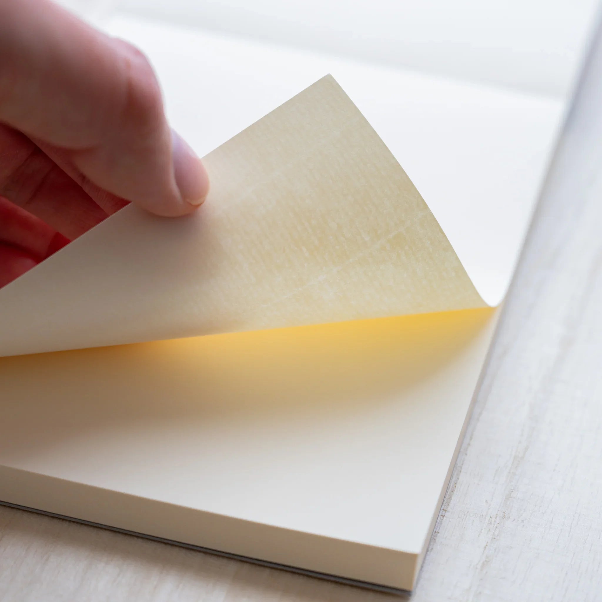 Life Noble B6 writing pad with decorative cover design, flat lay displaying demonstrating color options