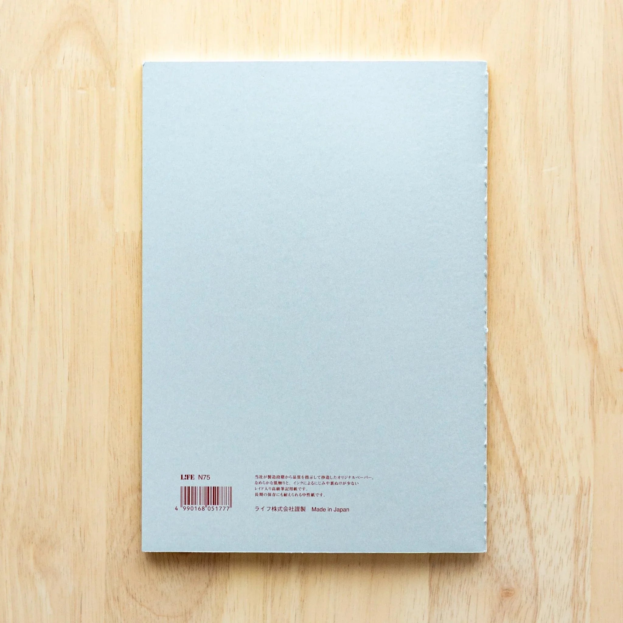 LIFE Pistachio notebook with soft-green color, angled product display emphasizing soft green color tone