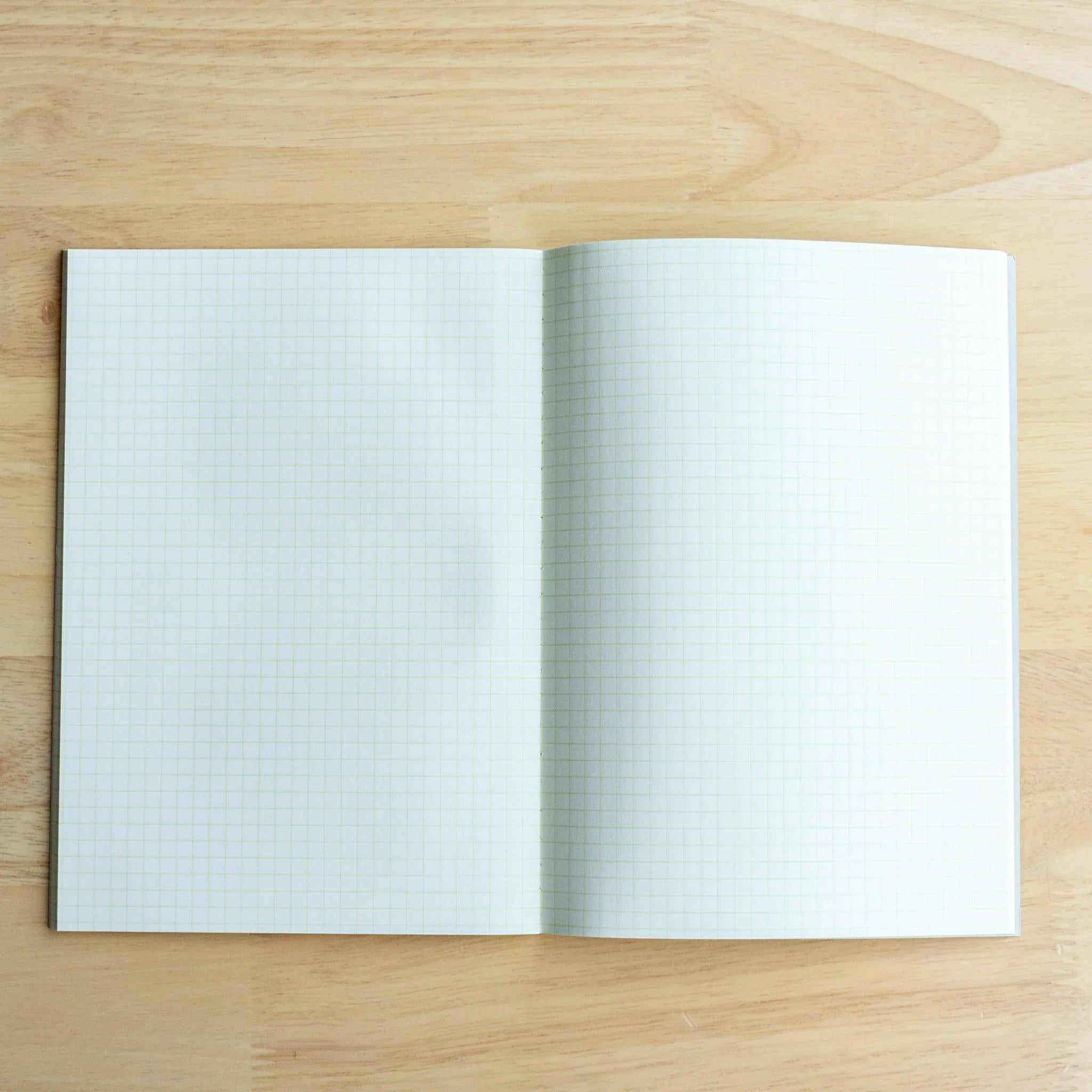 LIFE Pistachio A5 journal with quality paper quality, flat lay of closed notebook on neutral background