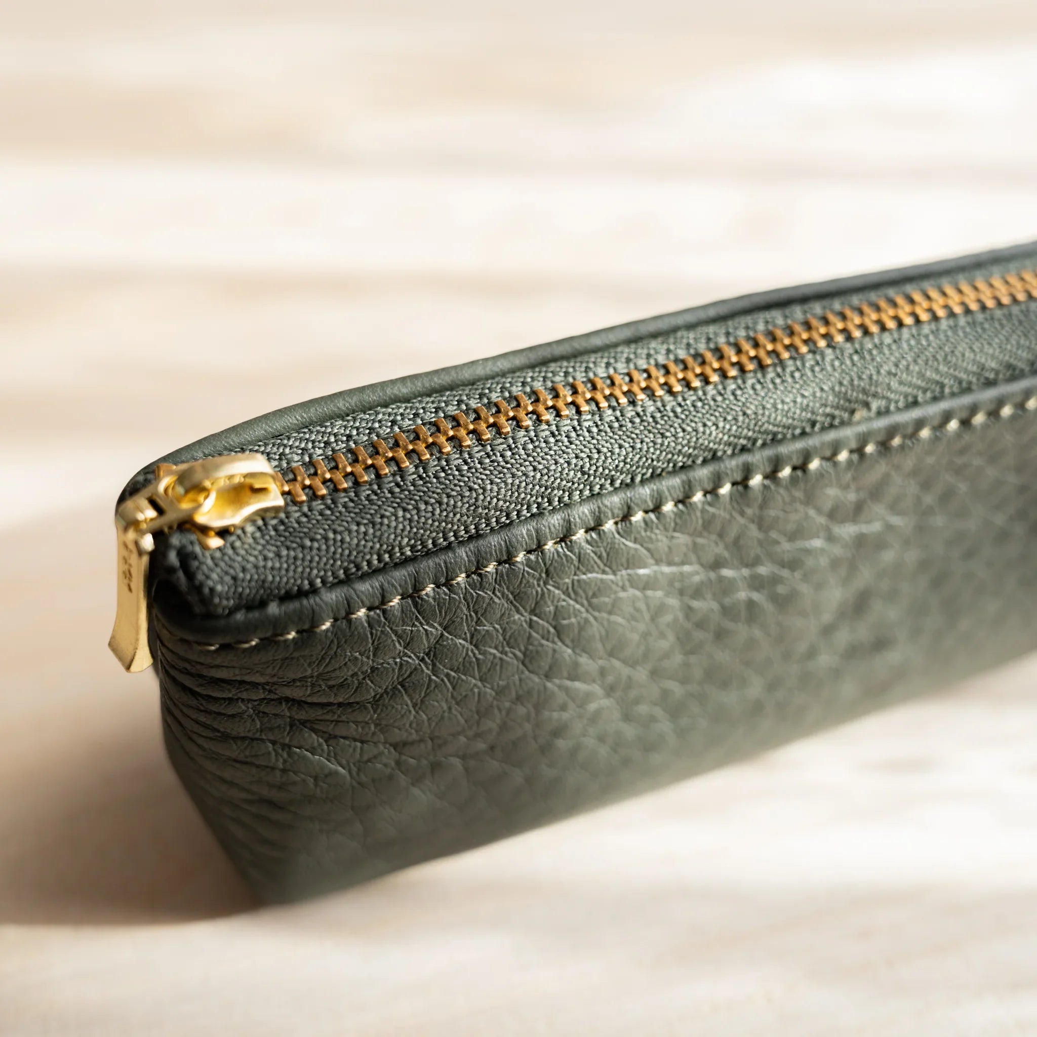 Life Steerhide Leather Pen Case – Green