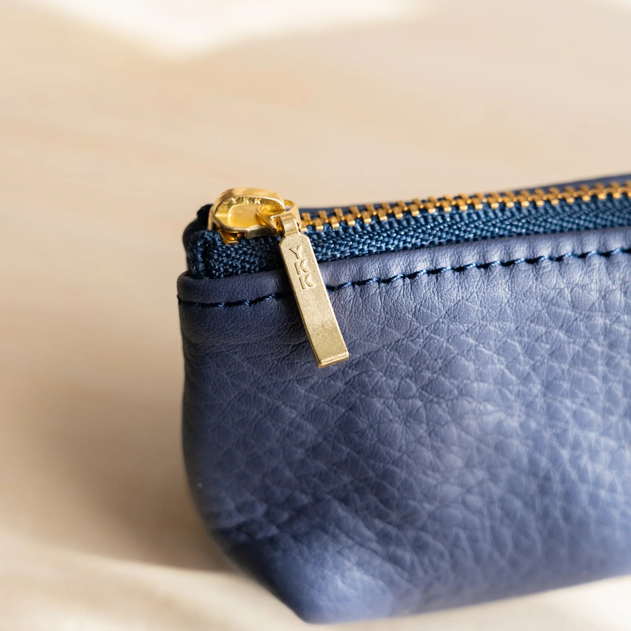 Leather case detail showing steerhide material quality and features and features and features and features