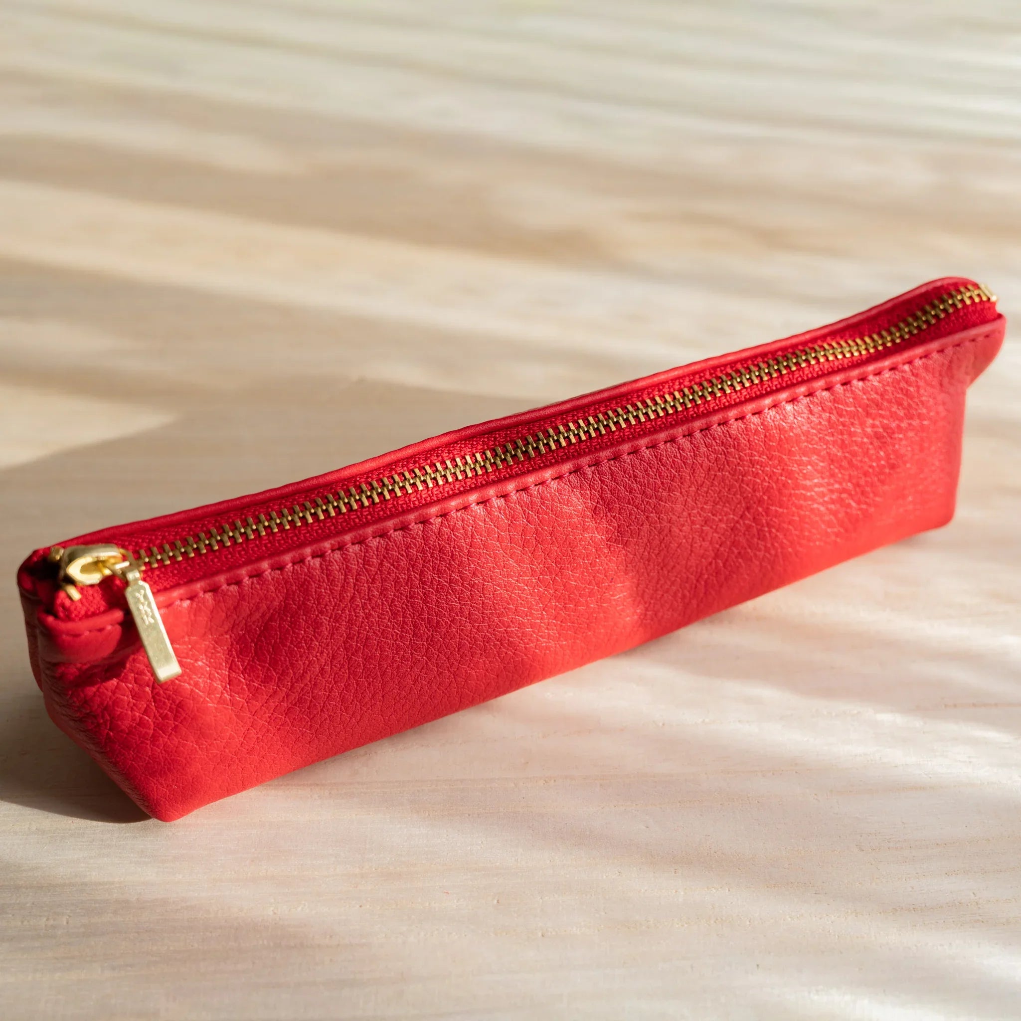 Life Steerhide Leather Pen Case – Red