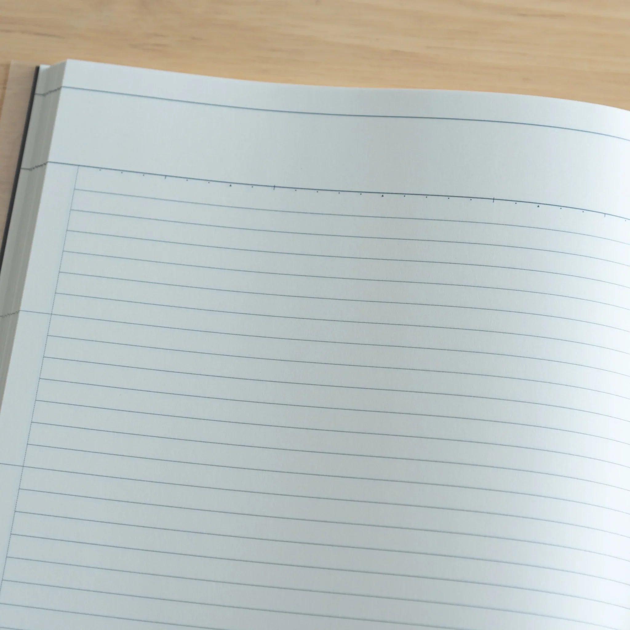 Logical Search Notebook back cover displaying product specifications and Japanese language text details